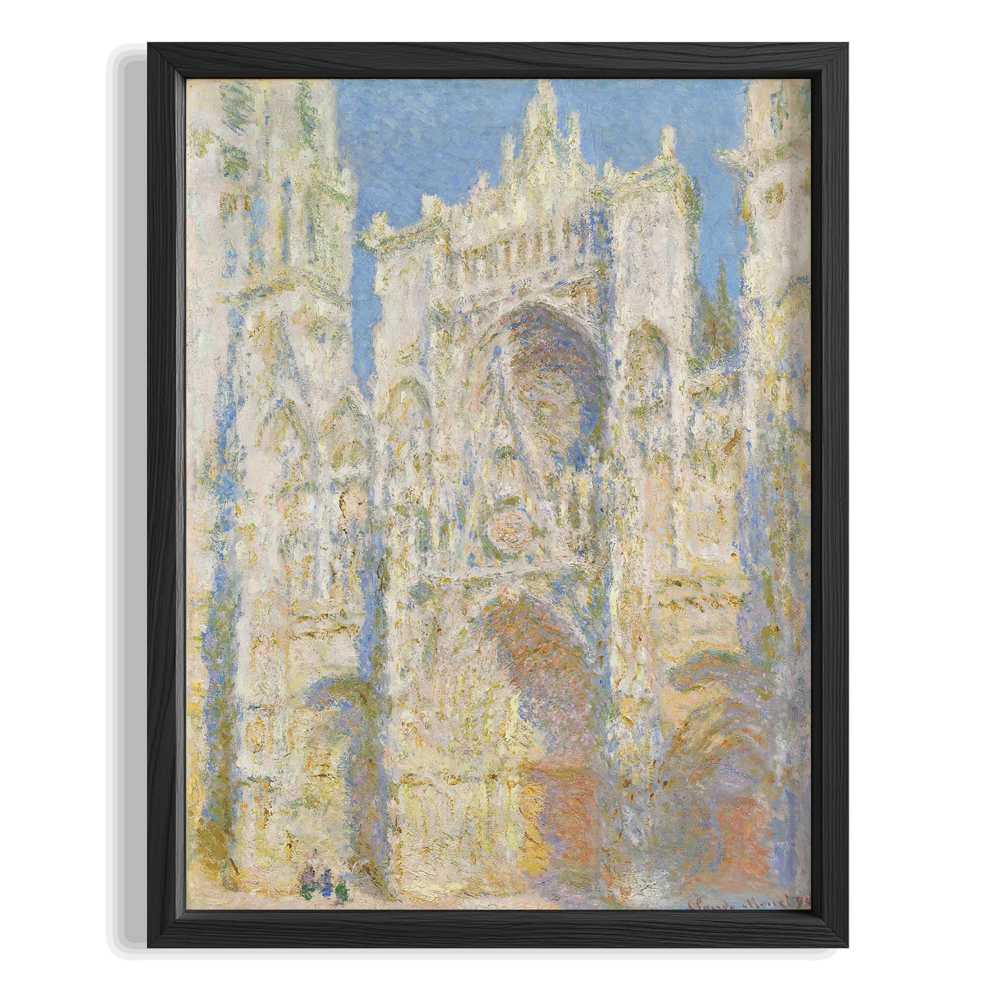 Katedral - Claude Monet Ahşap Duvar Tablosu