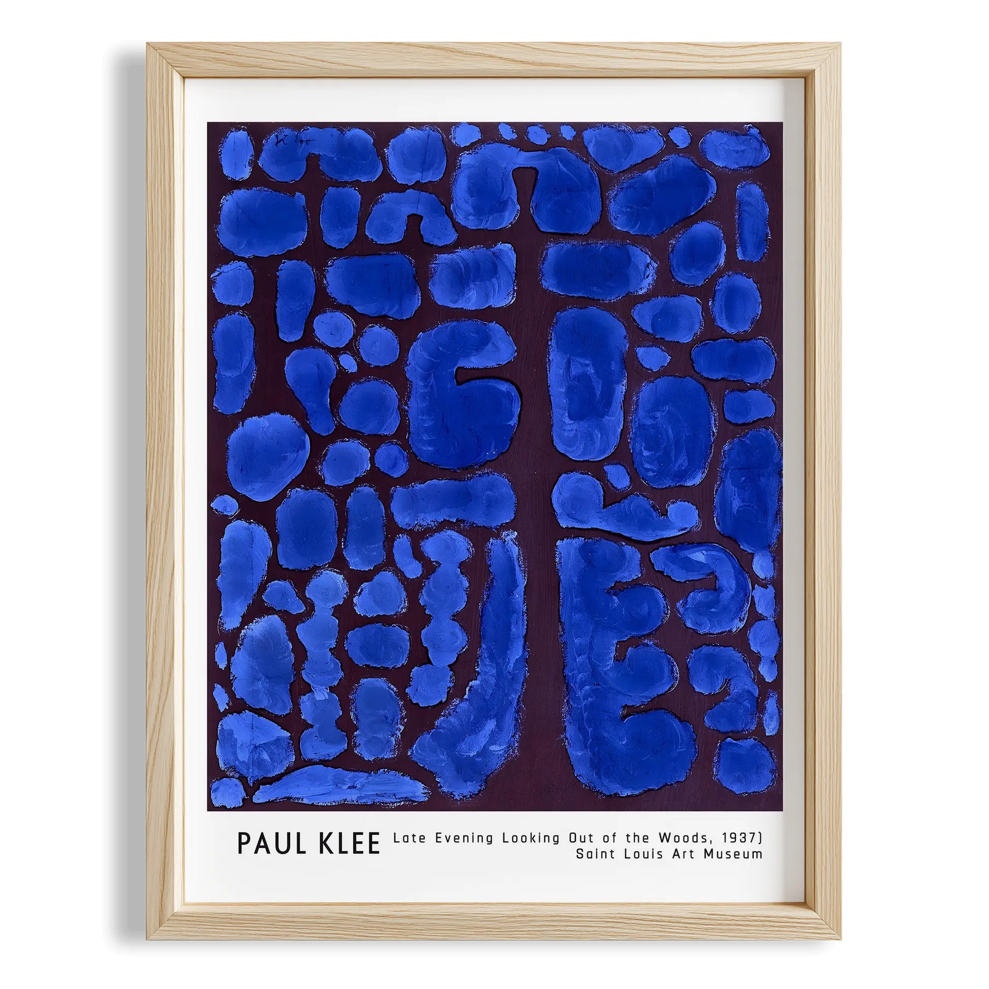 Paul Klee Ormandan Geç Akşam Bakışı 1937 Suluboya I Duvar Tablosu