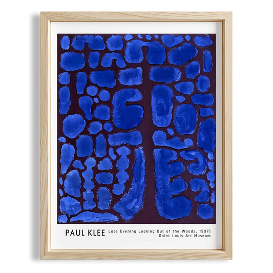 Paul Klee Ormandan Geç Akşam Bakışı 1937 Suluboya I Duvar Tablosu