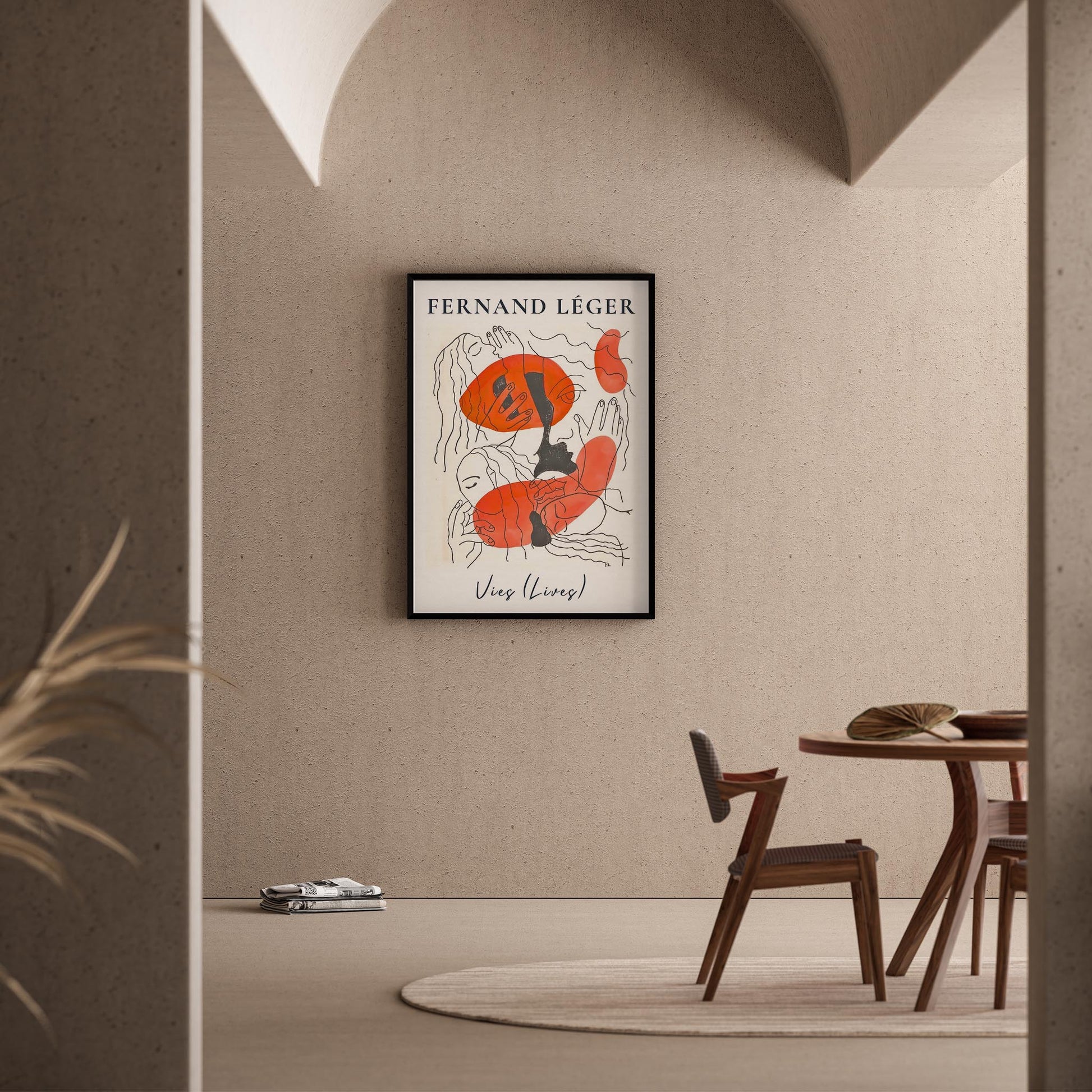 Fernand Leger XIII Duvar Tablosu