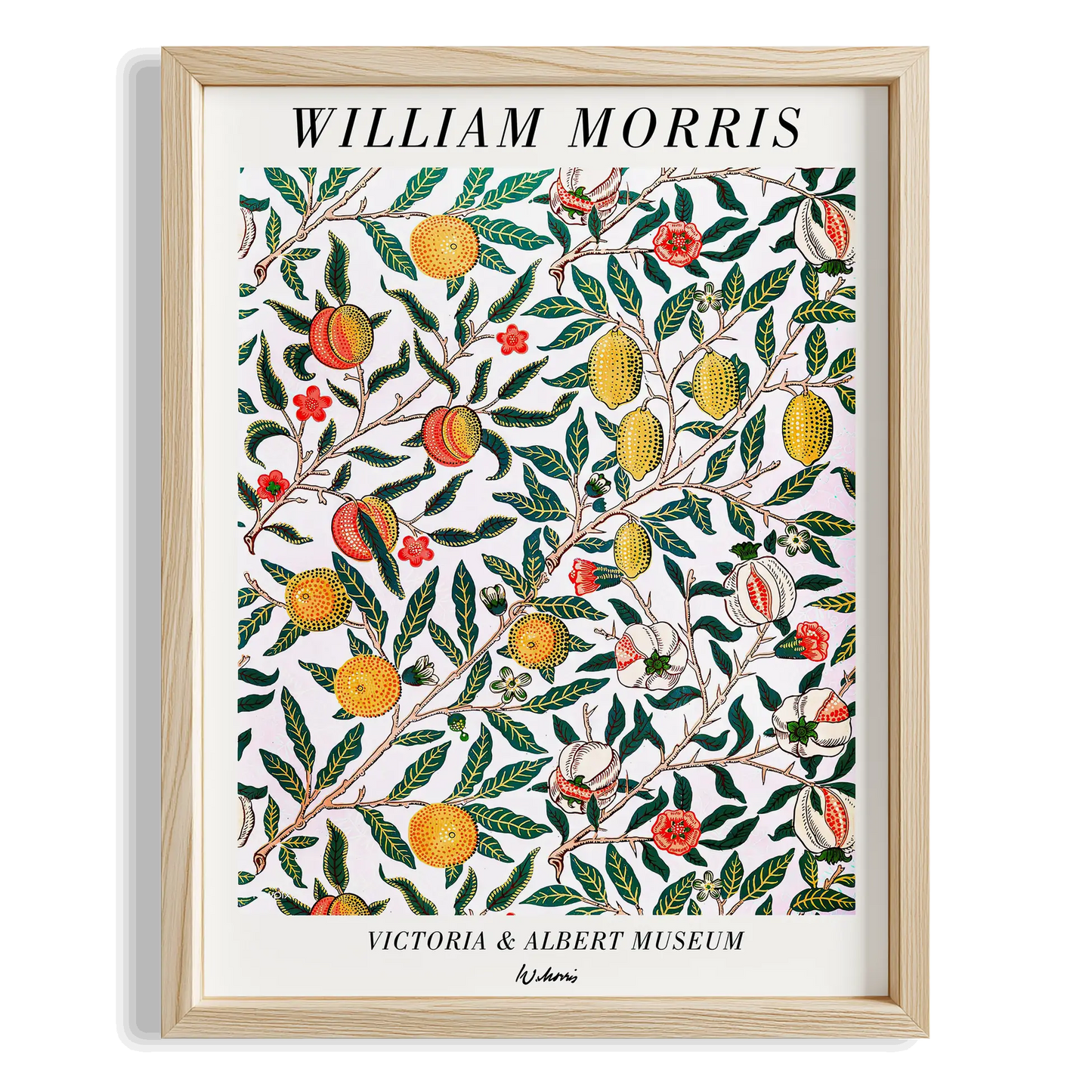 Meyve Bahçesi - William Morris Ahşap Duvar Tablosu