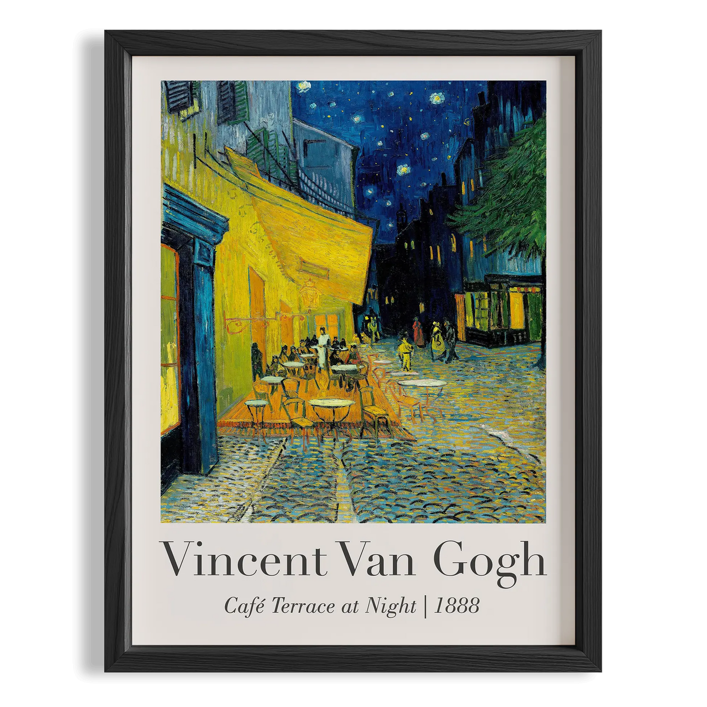 Gece Kafesi - Vincent Van Gogh Ahşap Duvar Tablosu