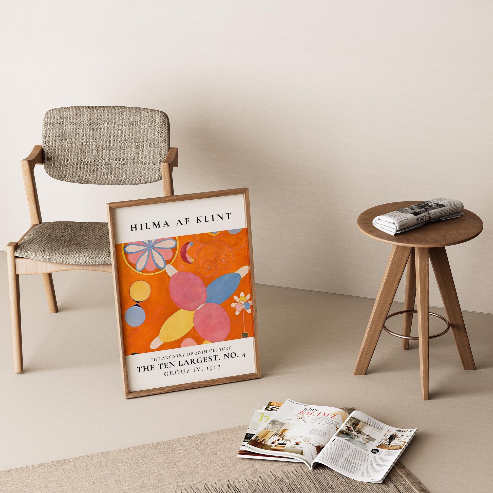 Hilma af Klint V Duvar Tablosu