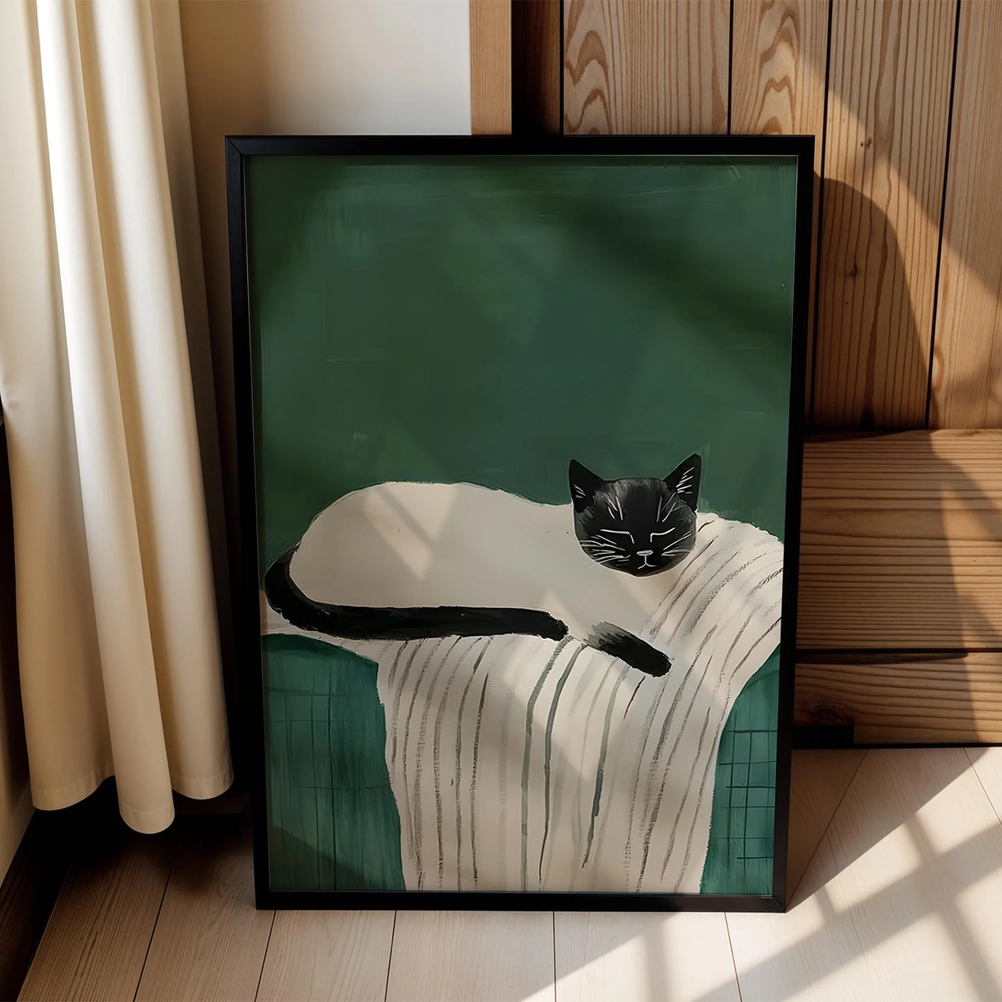 Kedi ve Vazo I - Zümrüt