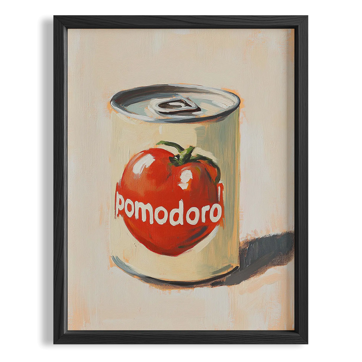 Pomodoro Salça Konservesi İtalyan Stil Mutfak Duvar Tablosu