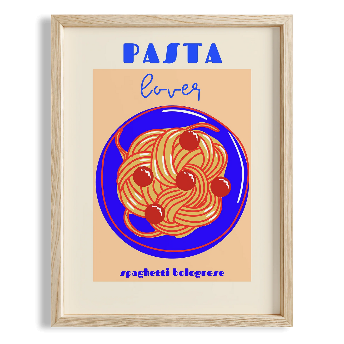 Pasta Lovers İtalya Koleksiyonu Mutfak Duvar Tablosu