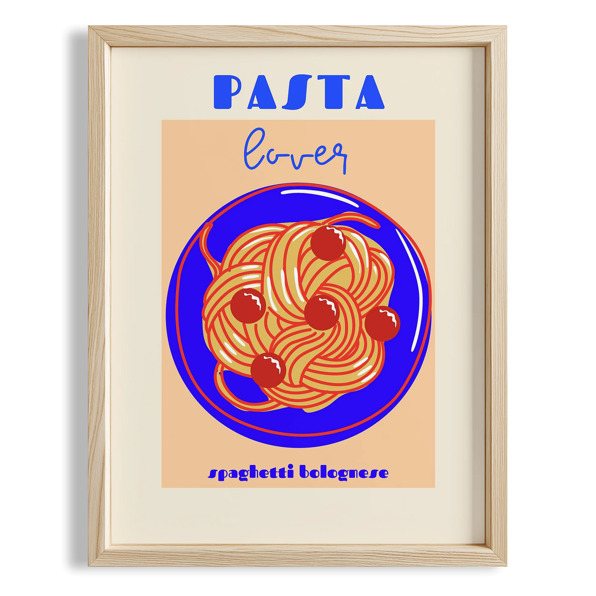 Pasta Lovers İtalya Koleksiyonu Mutfak Duvar Tablosu