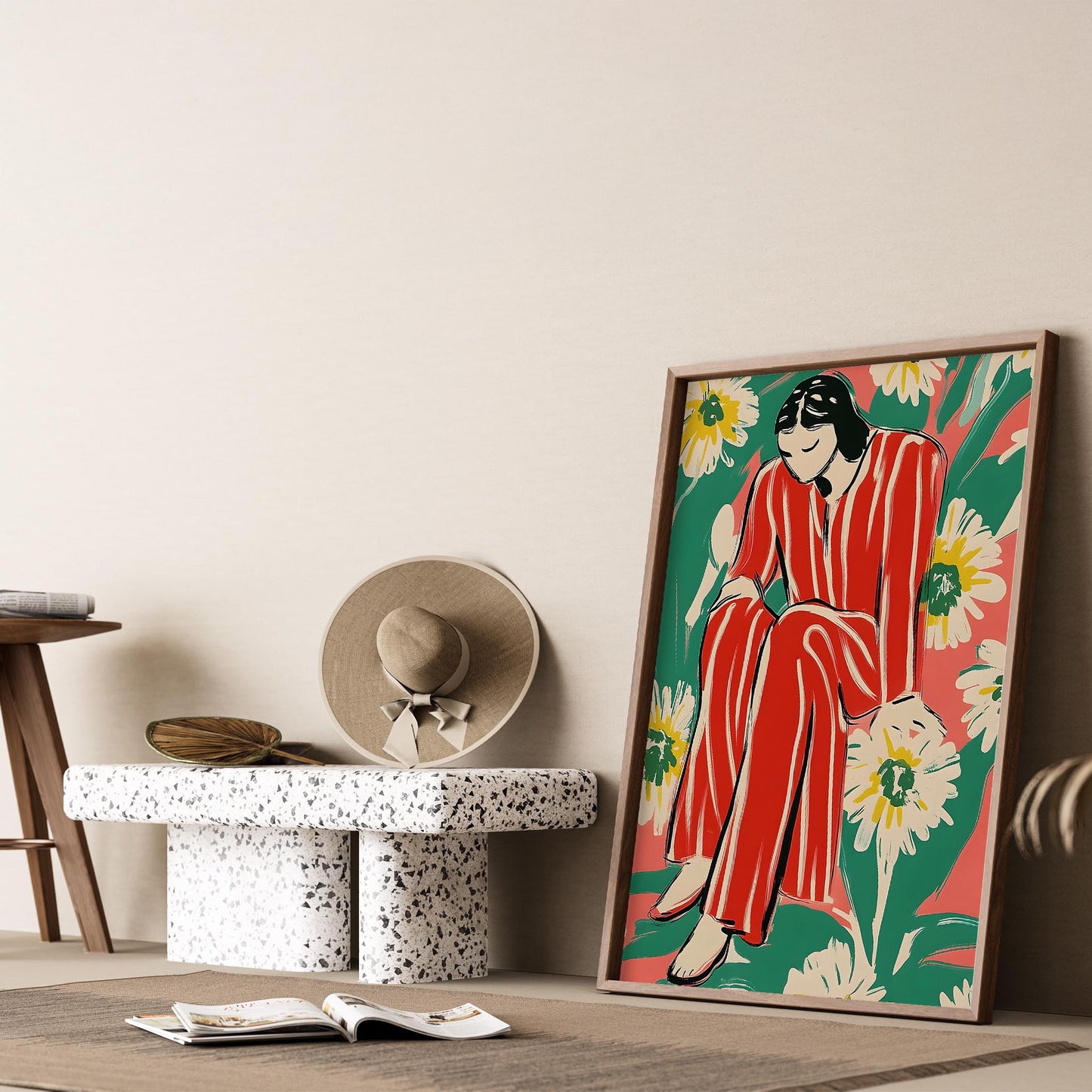 Henri Matisse Yağlı Boya Stili Kadın Portresi II Duvar Tablosu