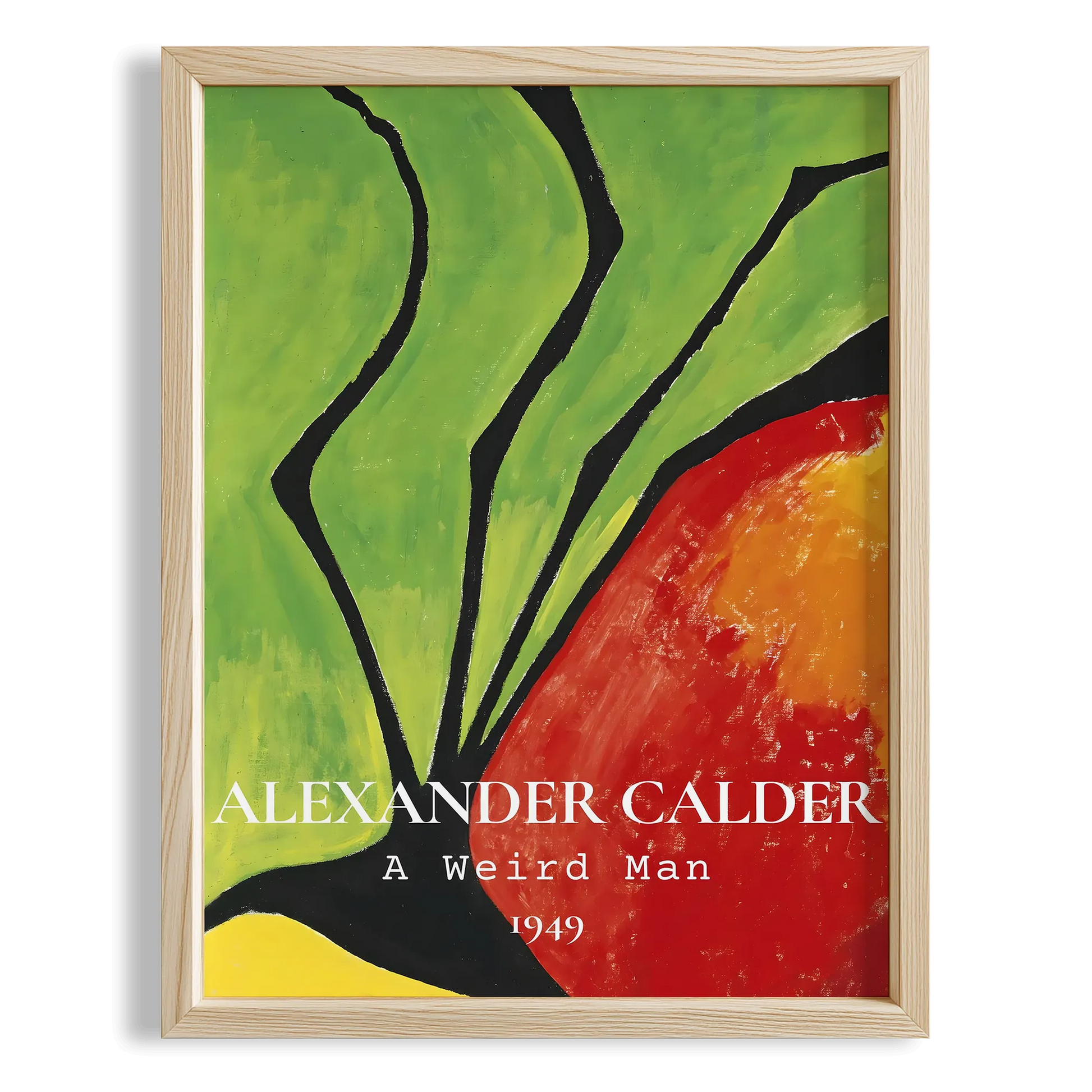 Alexander Sandy Calder XIX Duvar Tablosu