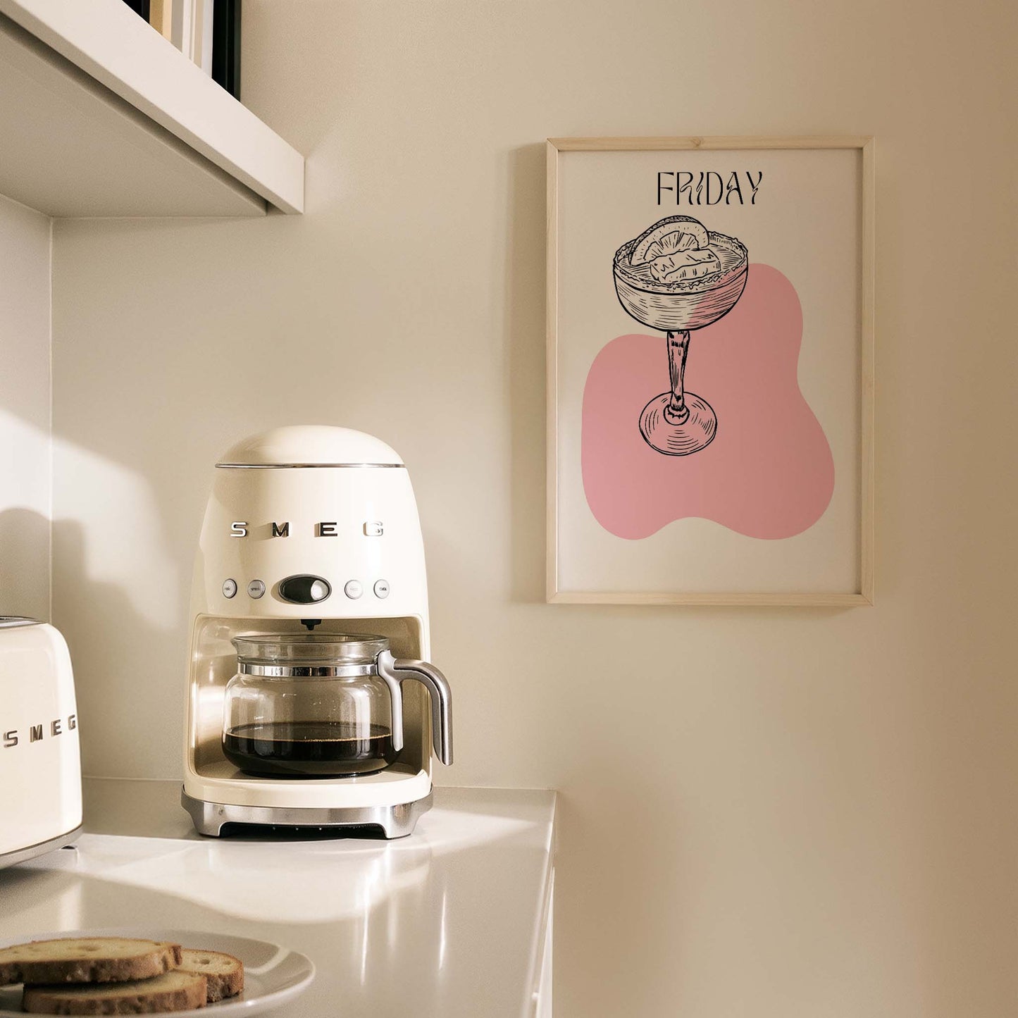 Cuma Günü Weekend Drinks Kokteyl Mutfak Duvar Tablosu