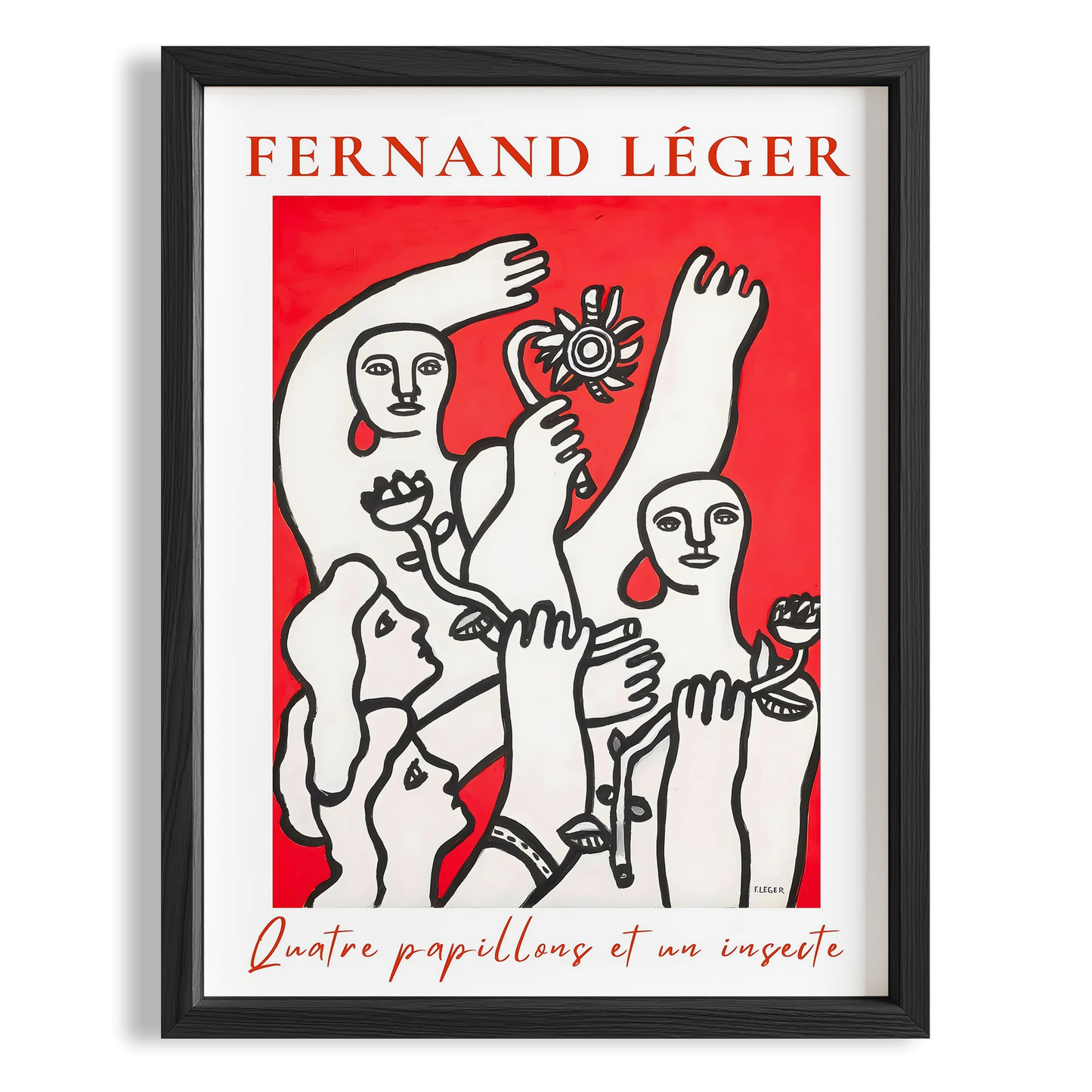 Fernand Leger 38 Duvar Tablosu