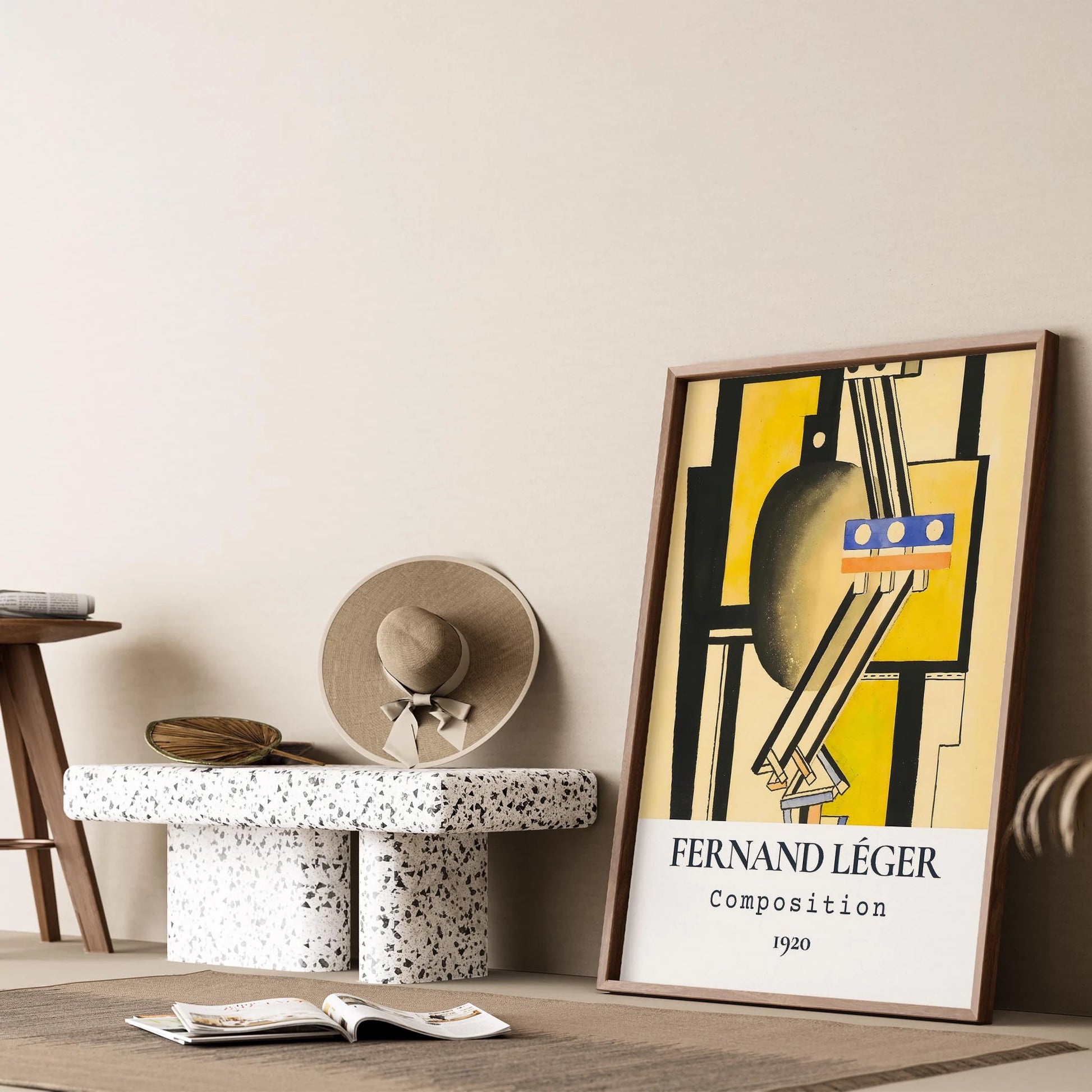 Fernand Leger XVII Duvar Tablosu