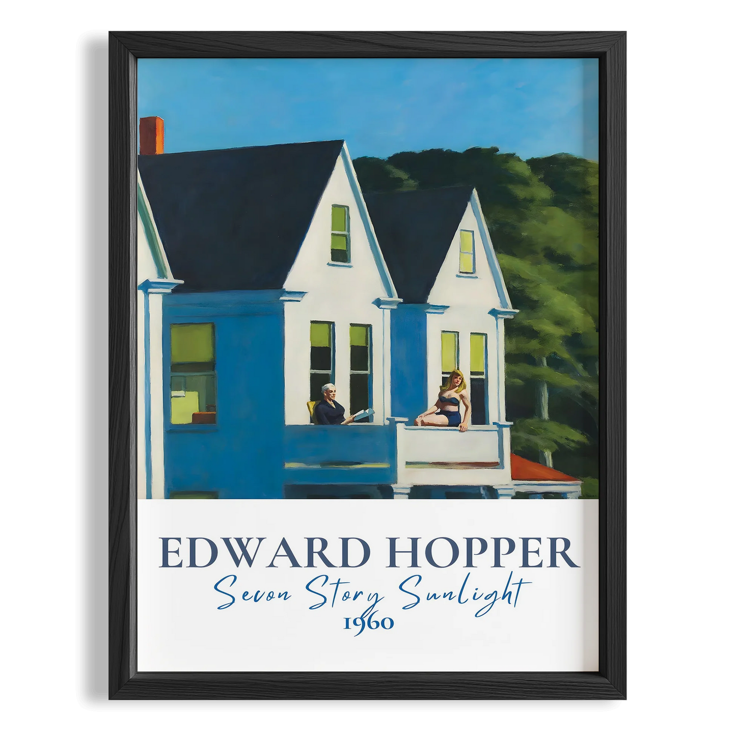 Edward Hopper V Duvar Tablosu