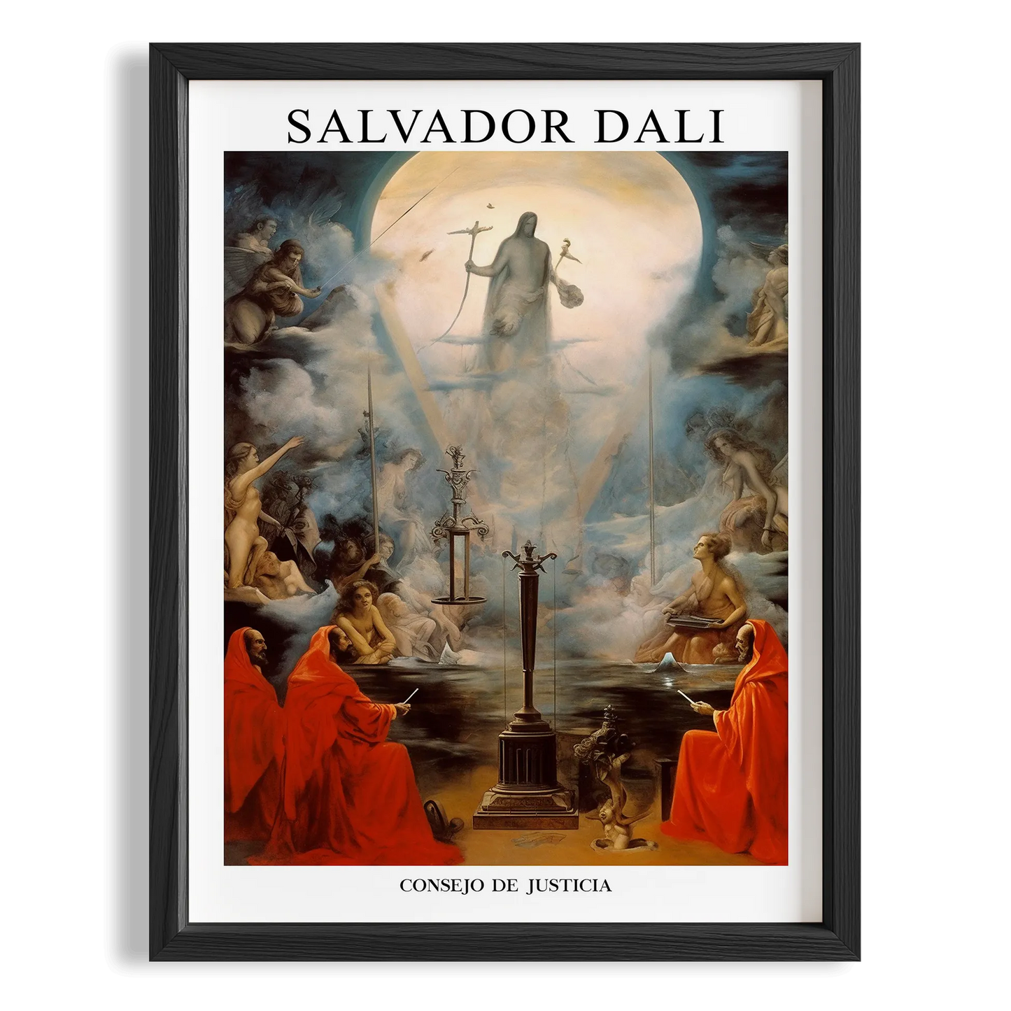 Diriliş - Salvador Dali Ahşap Duvar Tablosu