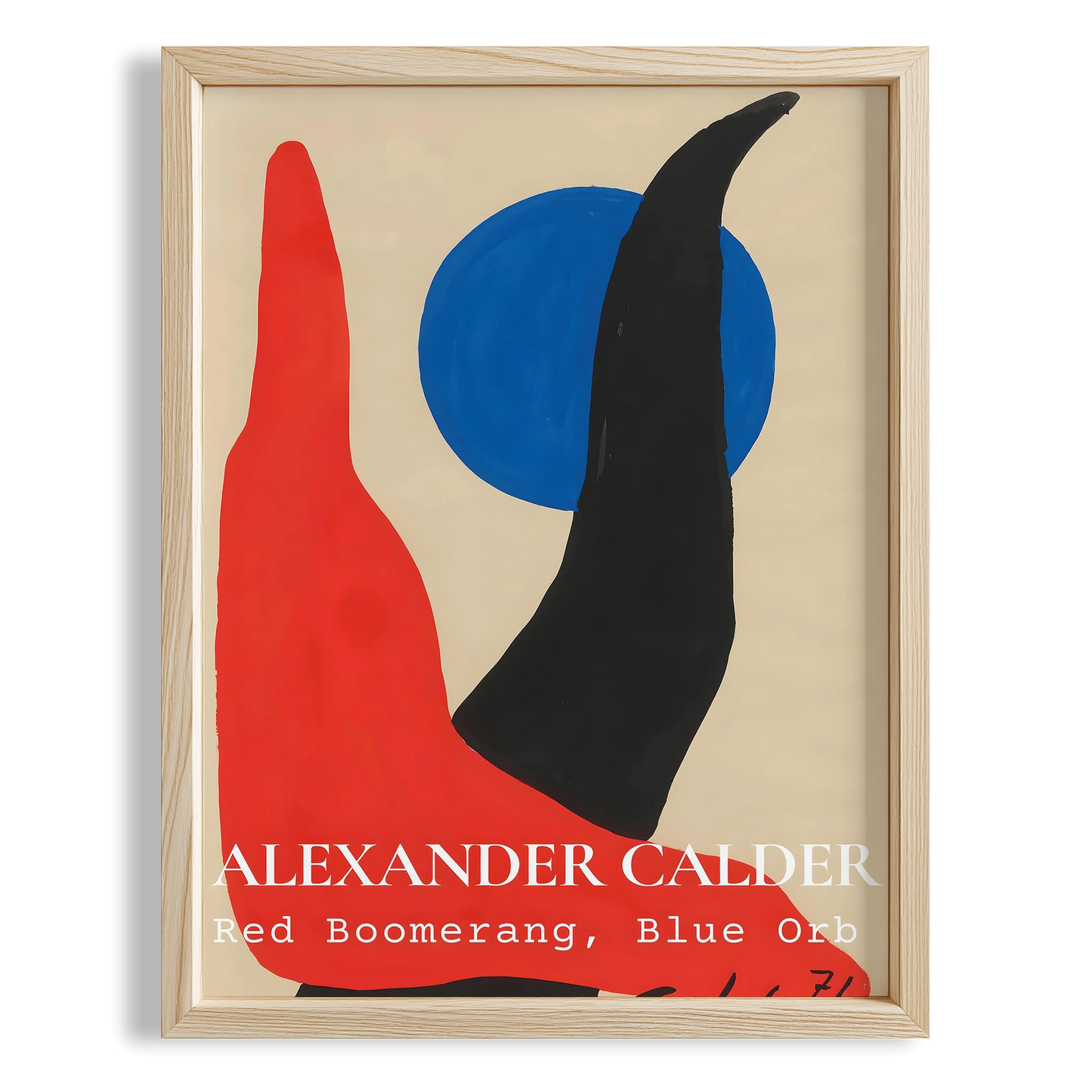Alexander Sandy Calder XXIII Duvar Tablosu