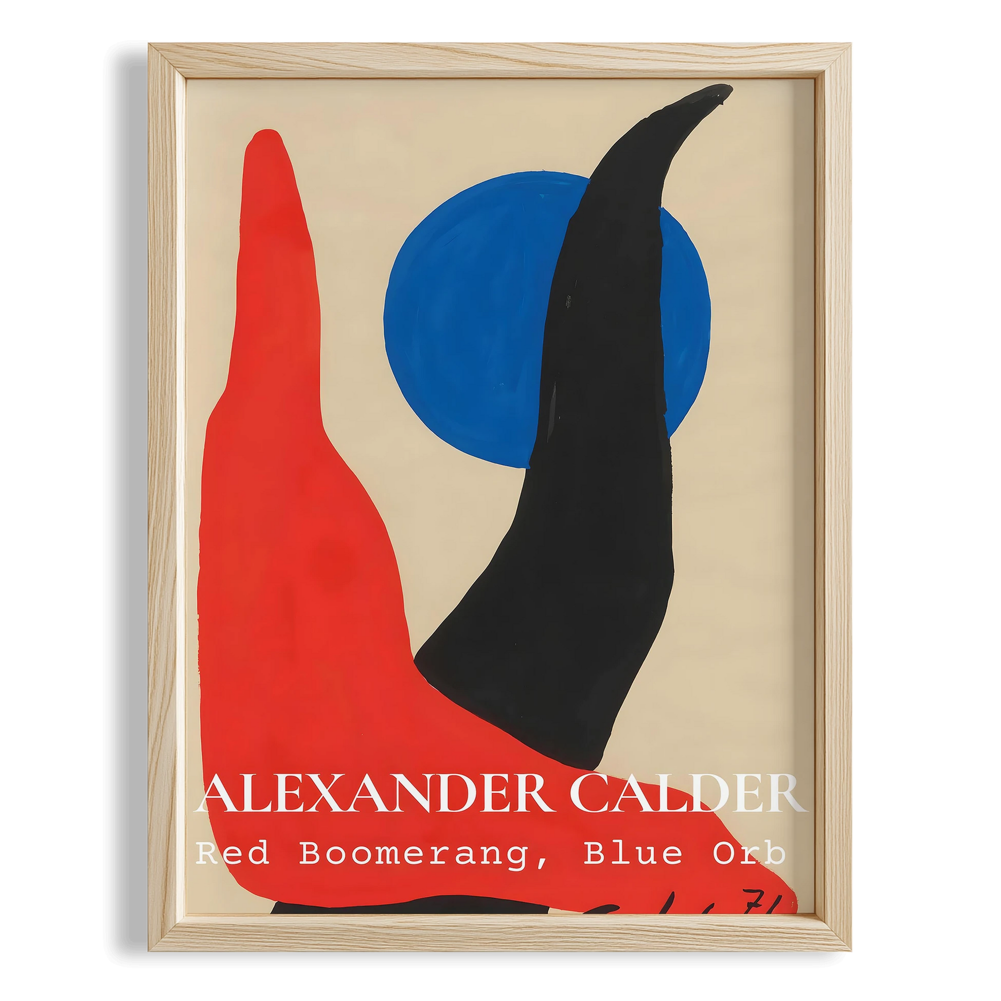 Alexander Sandy Calder XXIII Duvar Tablosu