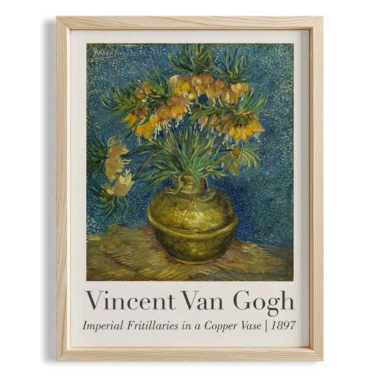 İmparatorluk Süsenleri - Vincent Van Gogh Ahşap Duvar Tablosu