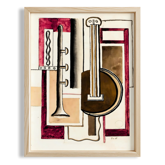 Fernand Leger 32 Duvar Tablosu