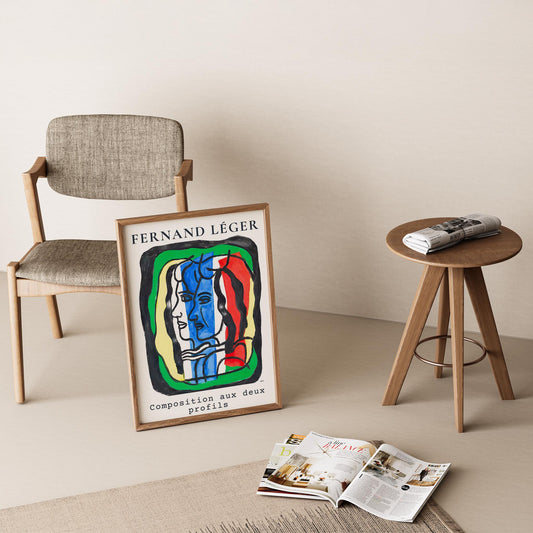 Fernand Leger XXII Duvar Tablosu