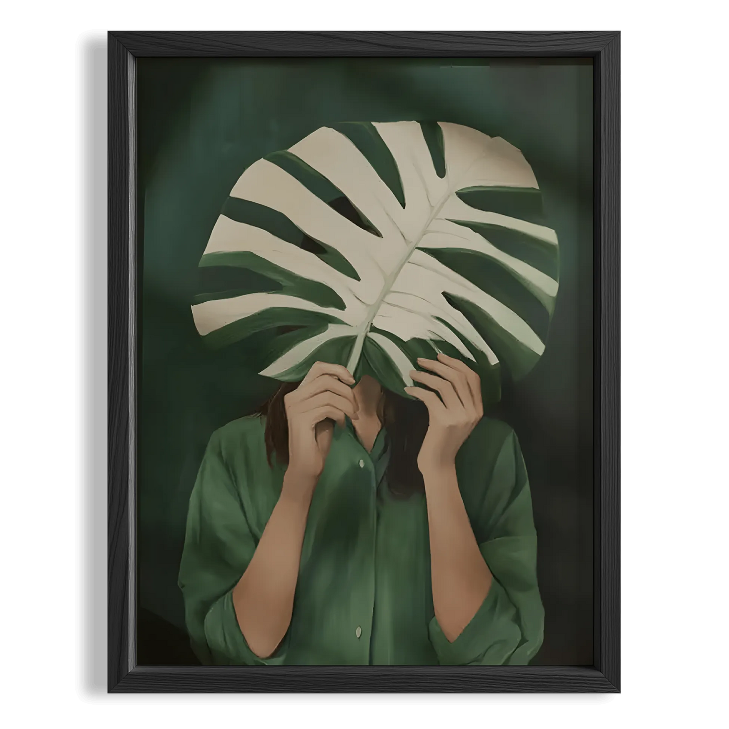 Monstera Yaprakları II - Zümrüt