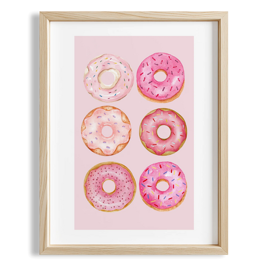 Donut Tatlılar Mutfak Duvar Tablosu