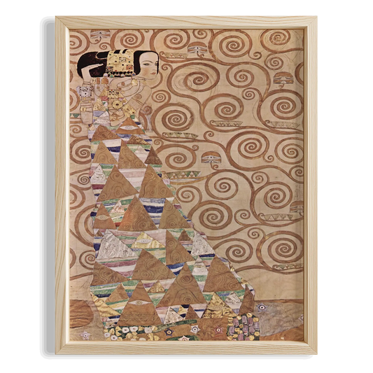 Hayat Ağacı (Eskiz) - Gustav Klimt Ahşap Duvar Tablosu