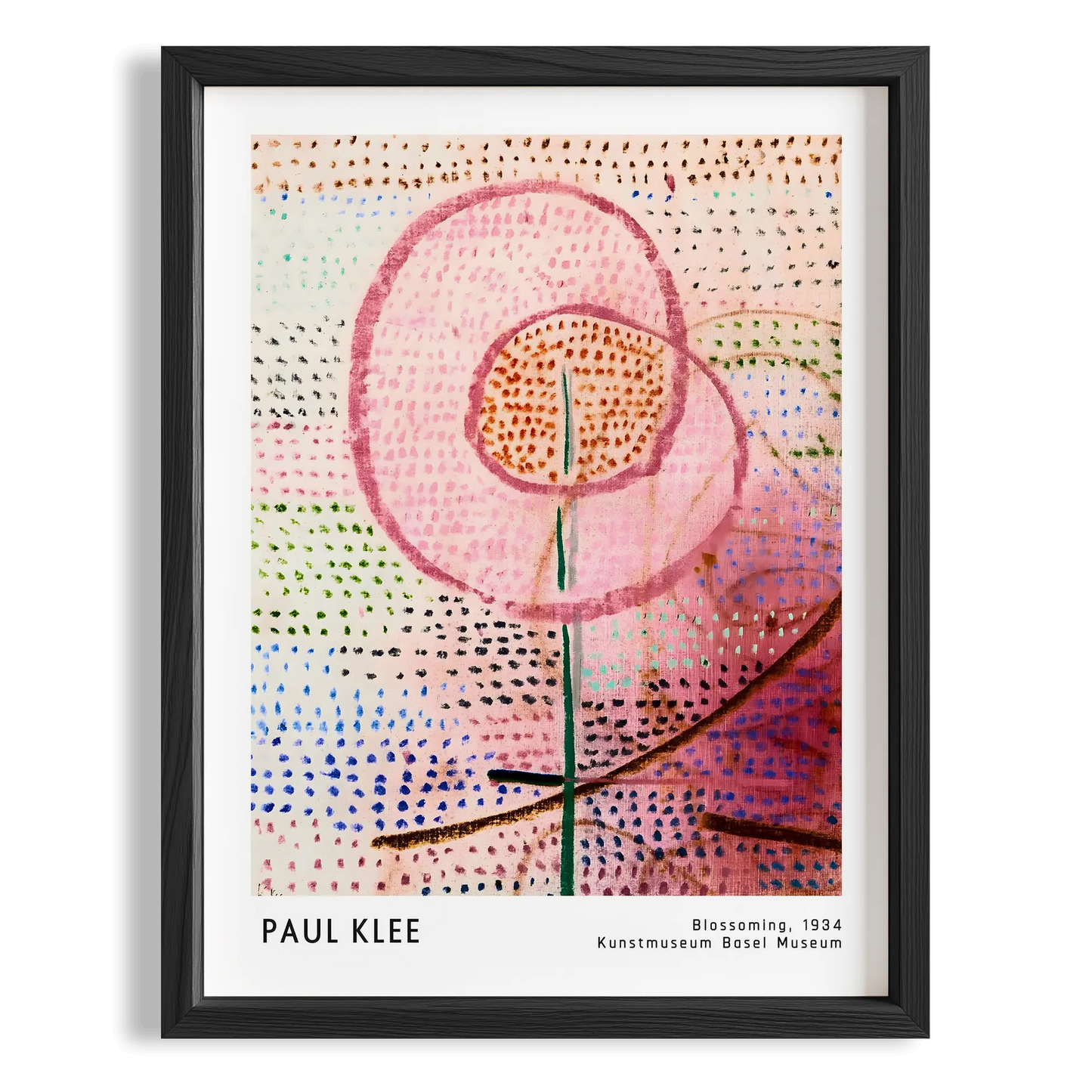 Paul Klee Çiçeklenme 1934 Suluboya I Duvar Tablosu