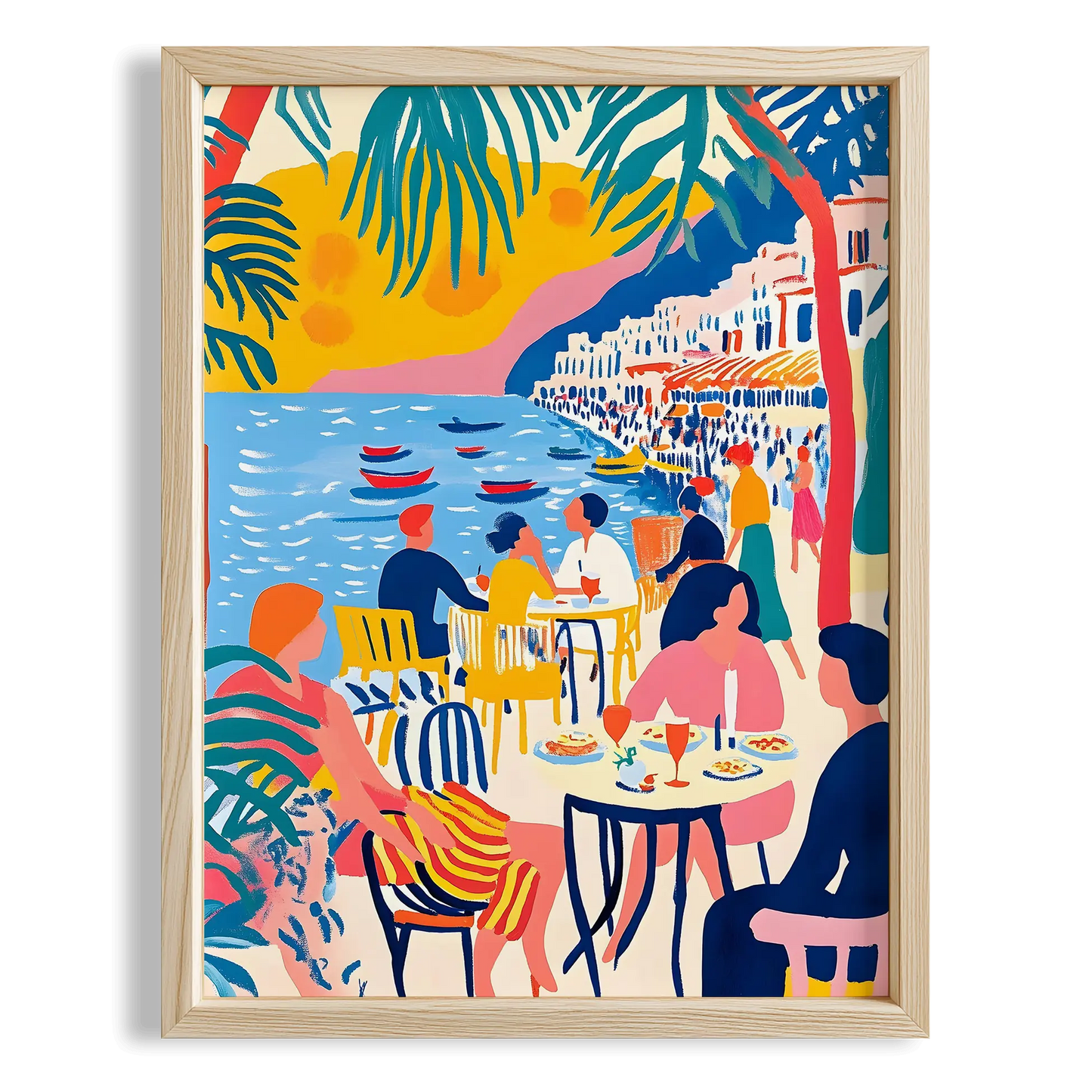 Henri Matisse 1869-1954 Soyut İnsanlar Yağlı Boya Stili III Duvar Tablosu