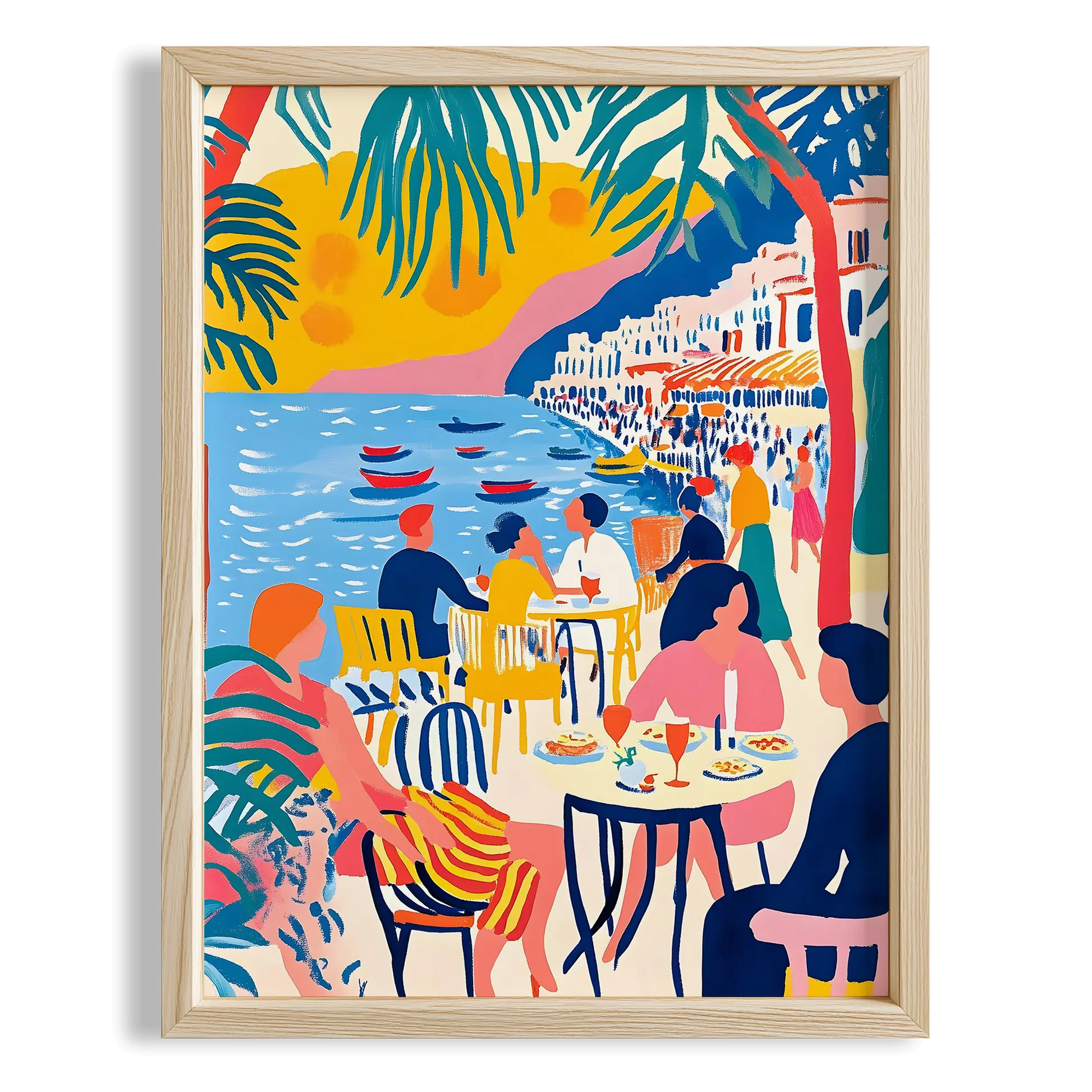 Henri Matisse 1869-1954 Soyut İnsanlar Yağlı Boya Stili III Duvar Tablosu
