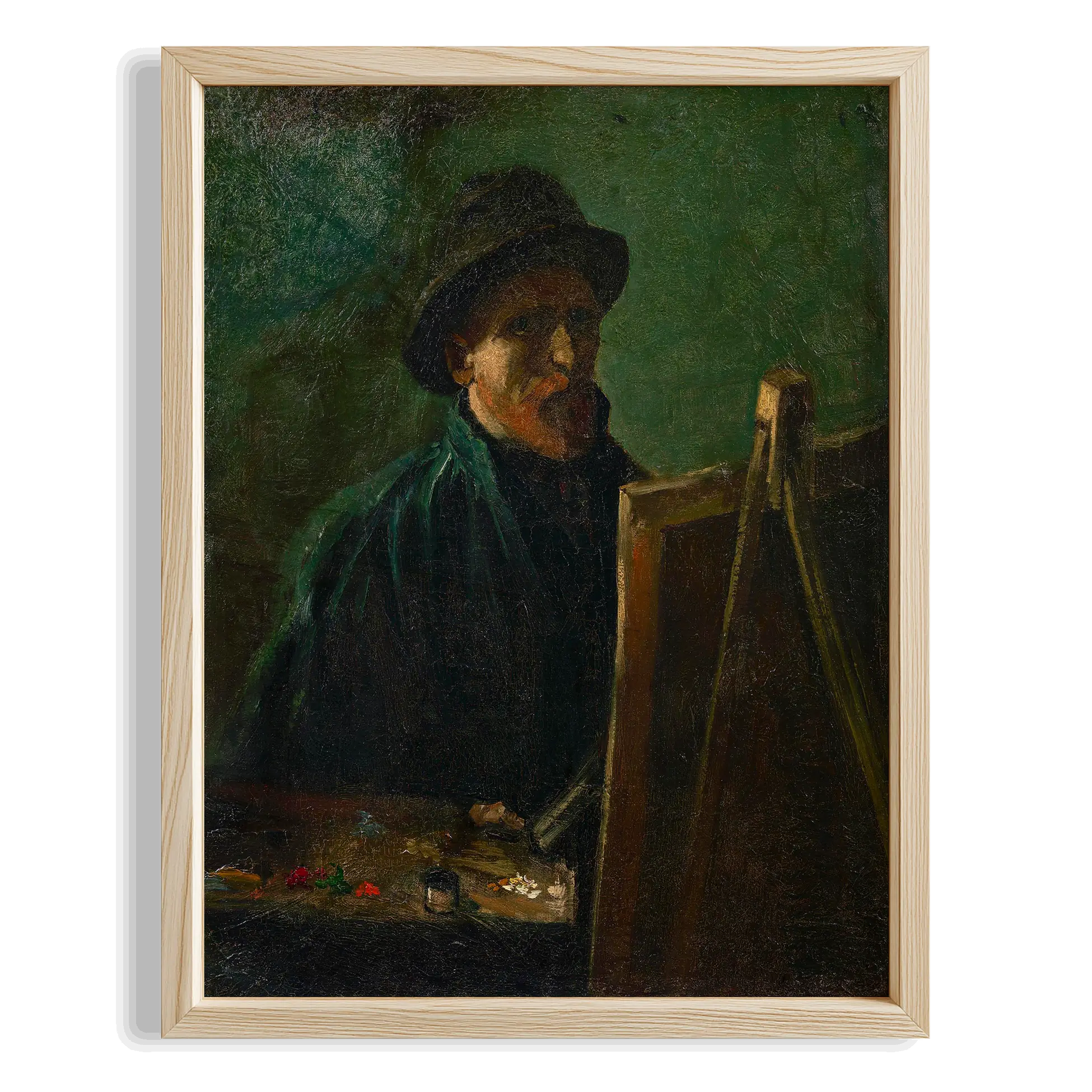 Ressam - Vincent Van Gogh Ahşap Duvar Tablosu