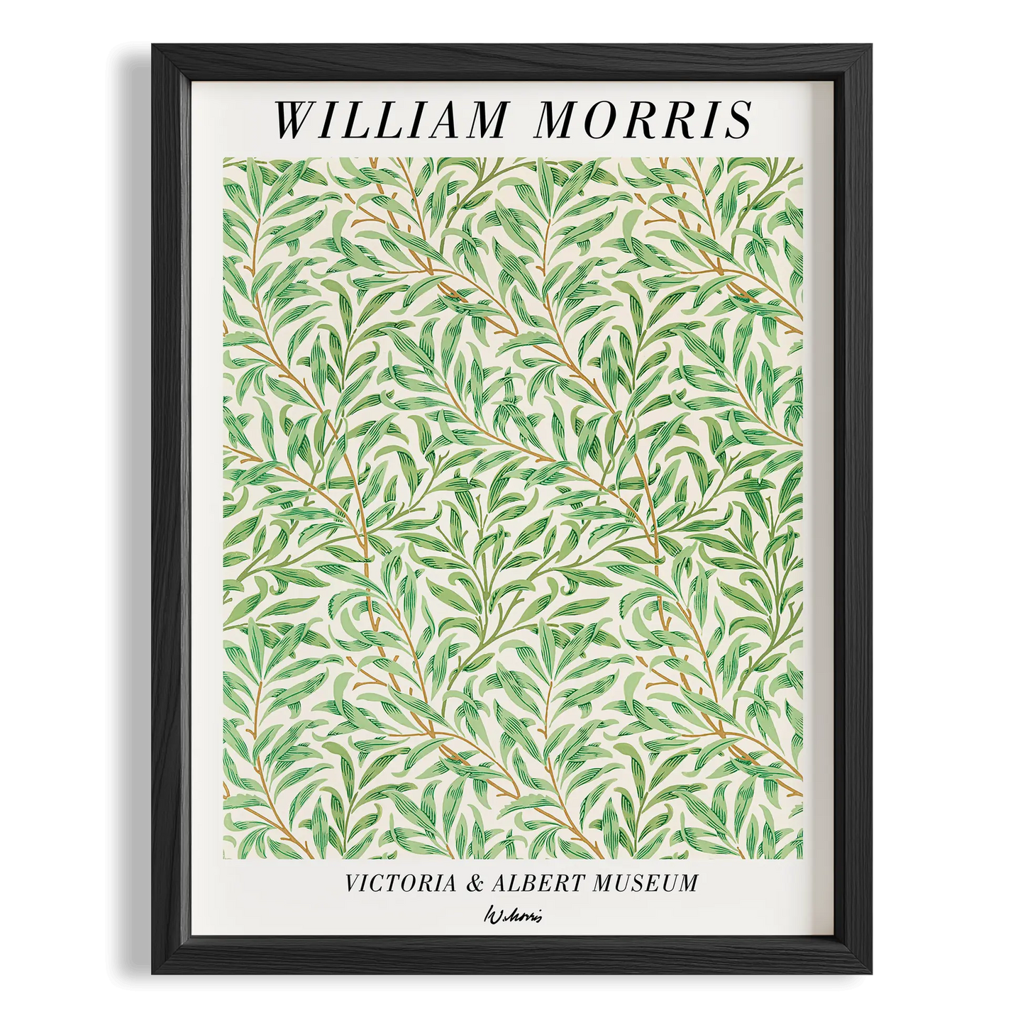 Söğüt Dalları - William Morris Ahşap Duvar Tablosu