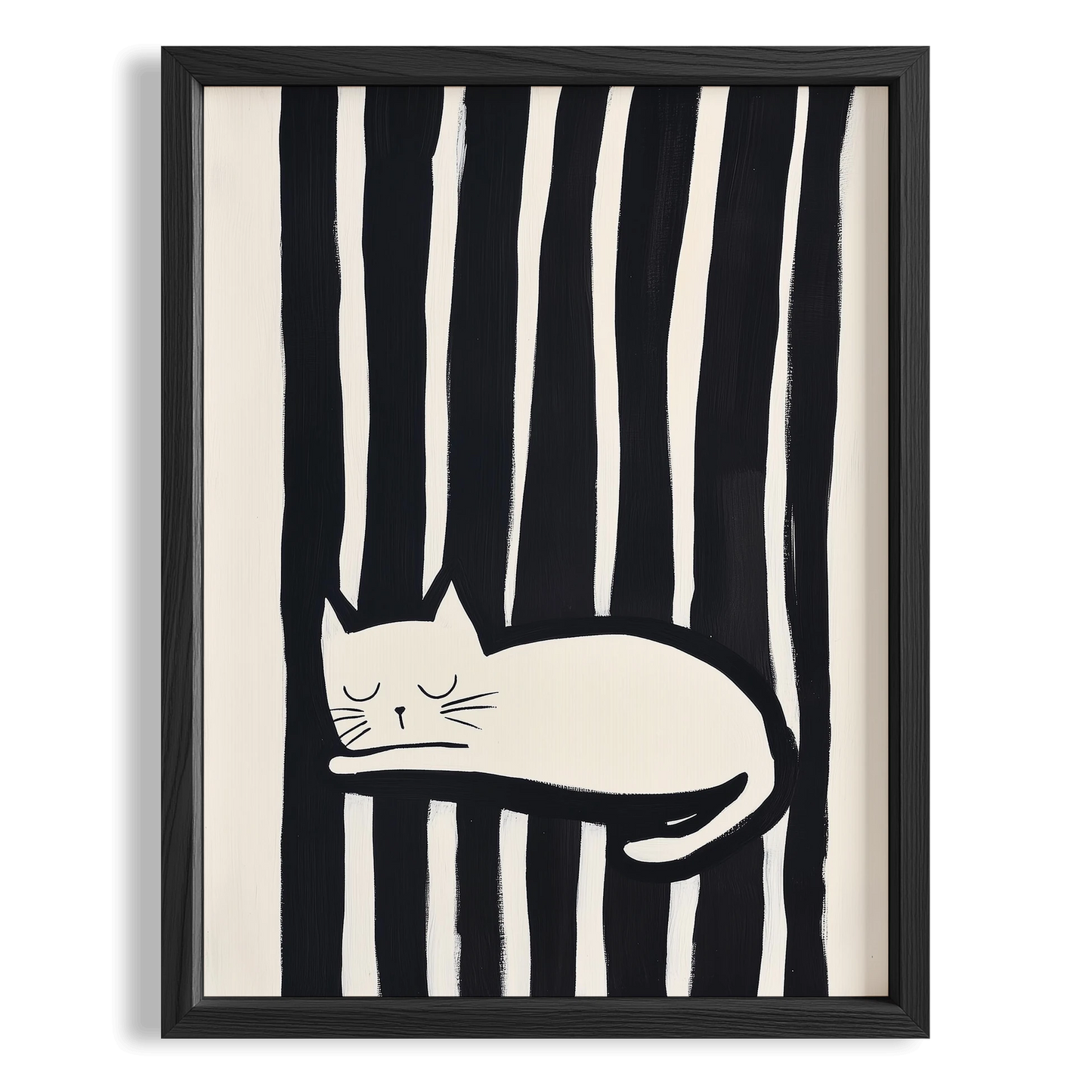 Kedi Portre XVIII - Siyah Çizgili Kedi