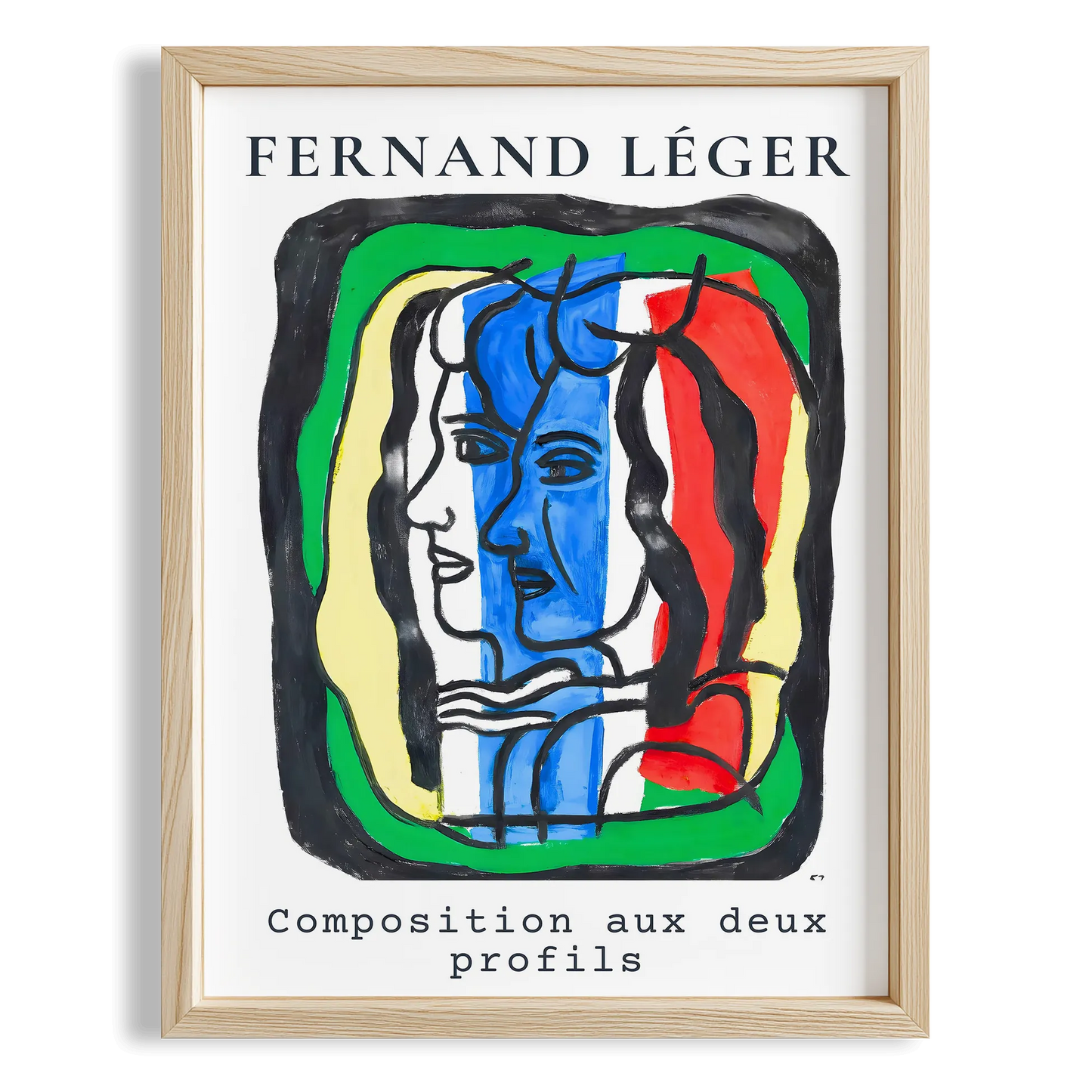 Fernand Leger XXII Duvar Tablosu