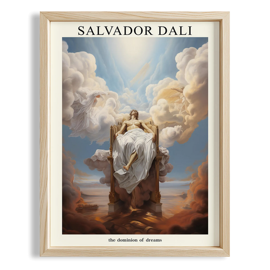 Göksel Figür - Salvador Dali Ahşap Duvar Tablosu