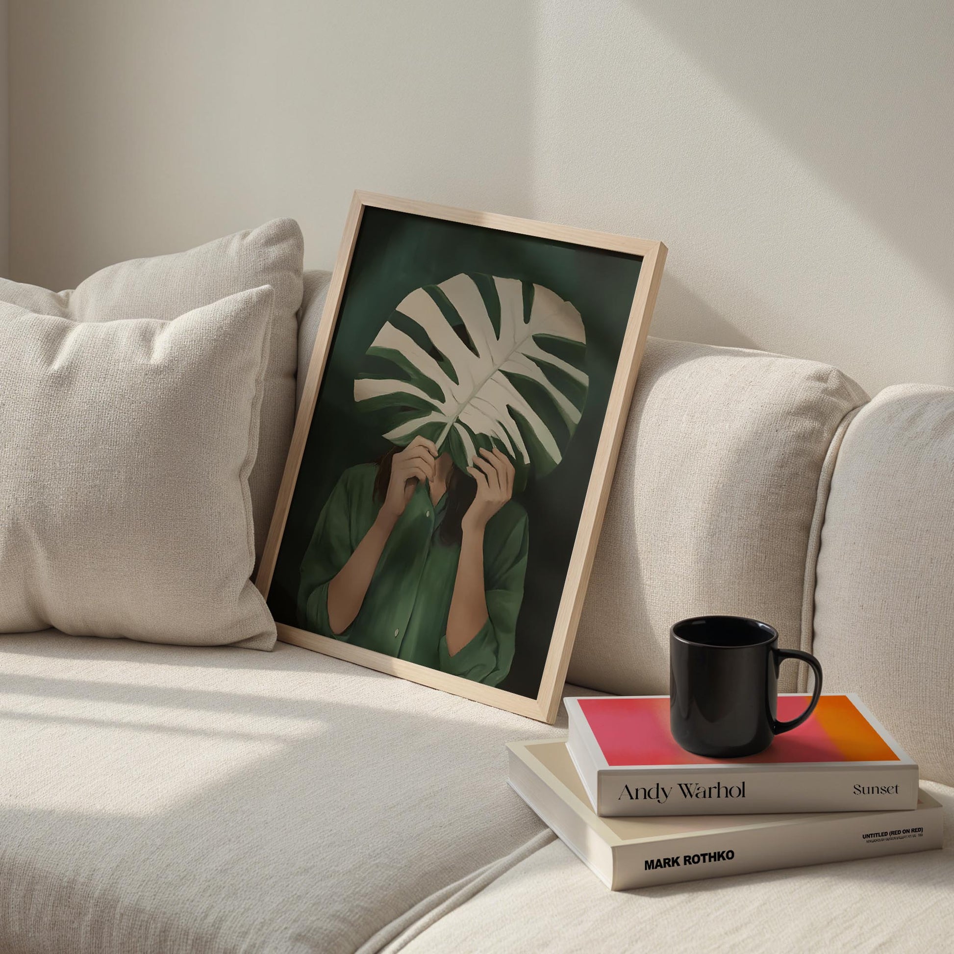 Monstera Yaprakları II - Zümrüt