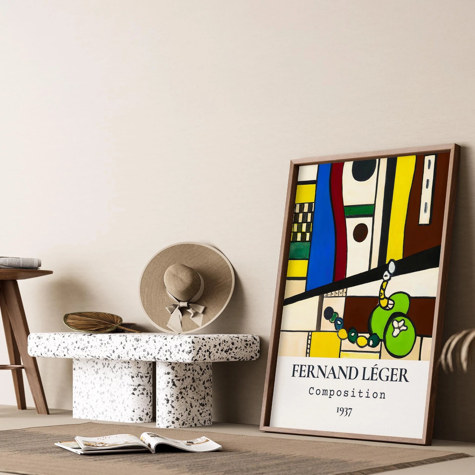 Fernand Leger XX Duvar Tablosu