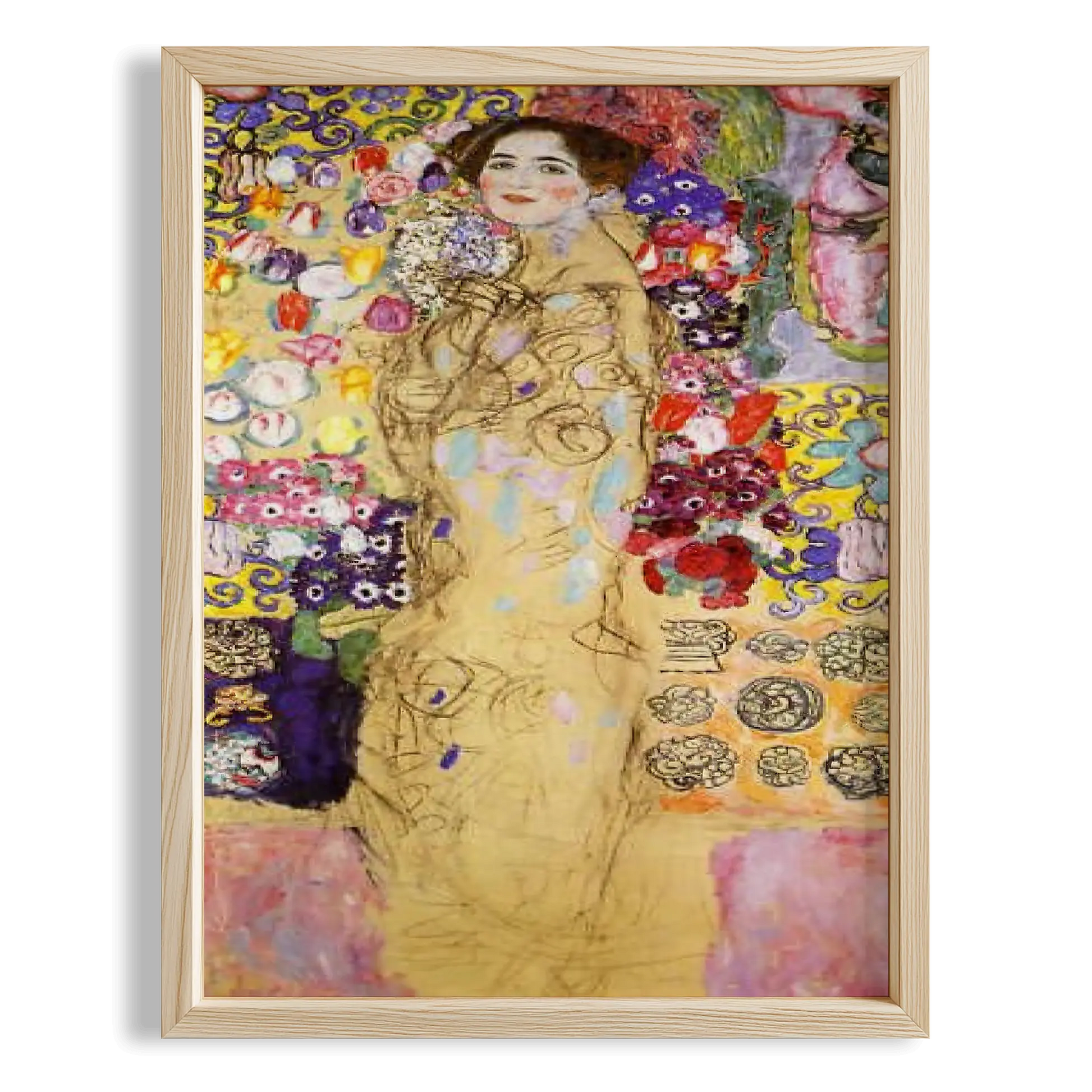 Altın Kadın - Gustav Klimt Ahşap Duvar Tablosu
