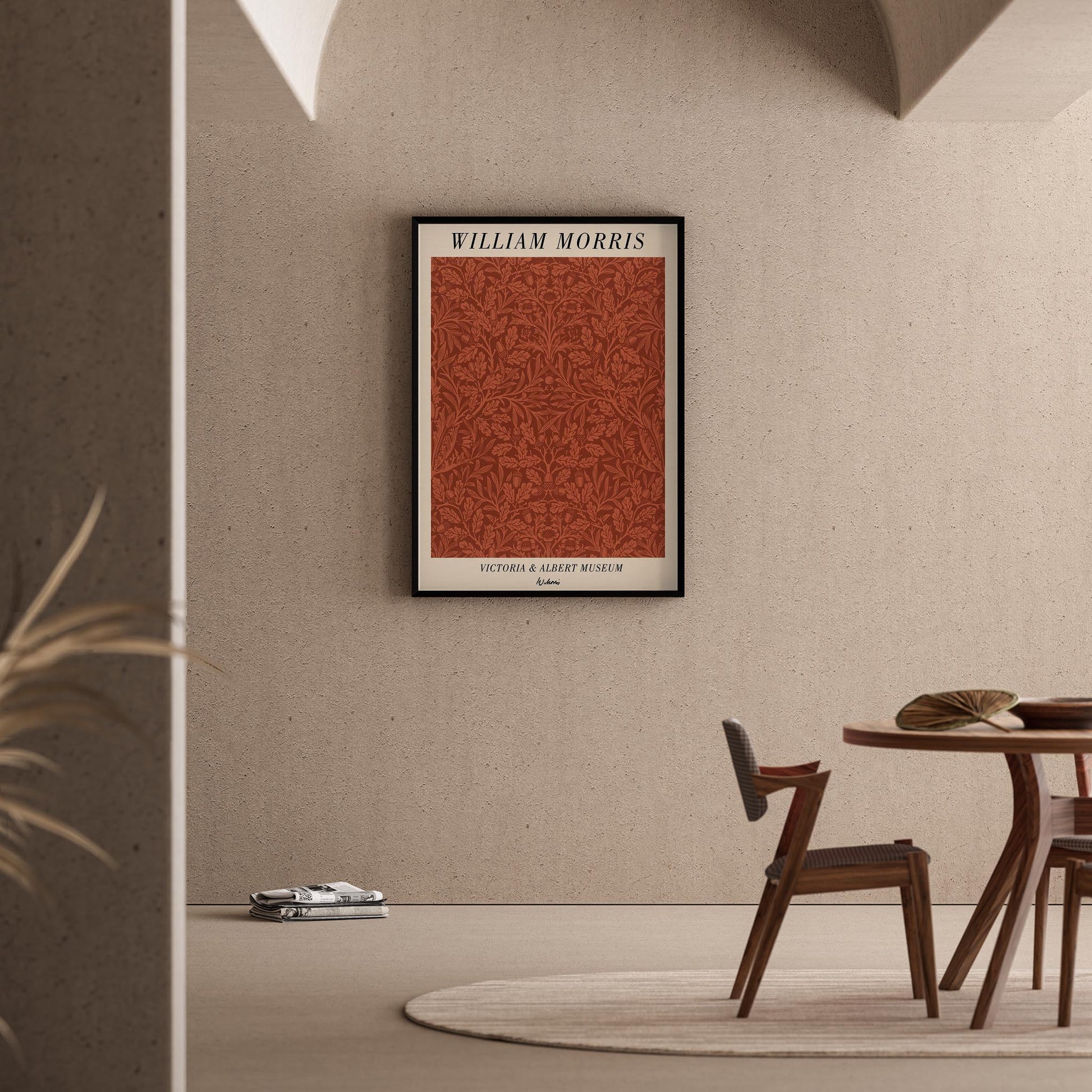 Kadife Çiçeği - William Morris Ahşap Duvar Tablosu
