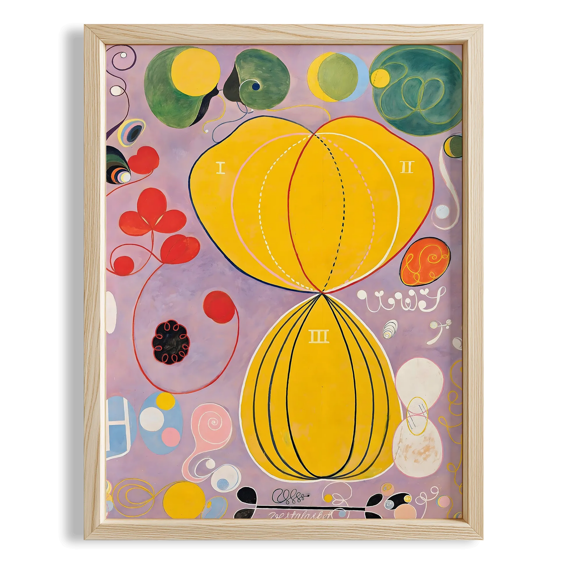 Hilma af Klint VI Duvar Tablosu