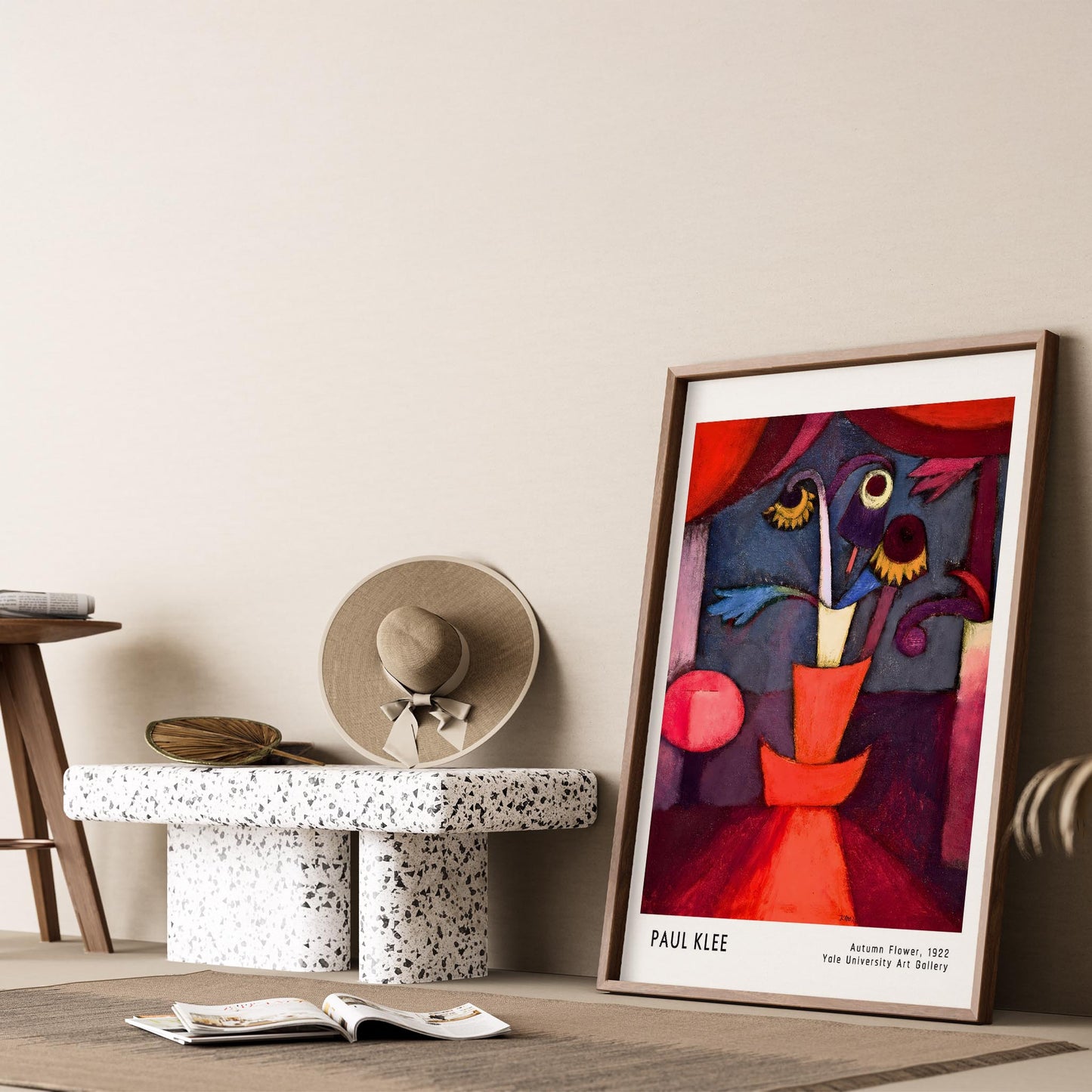 Paul Klee Sonbahar Çiçeği 1922 Suluboya I Duvar Tablosu