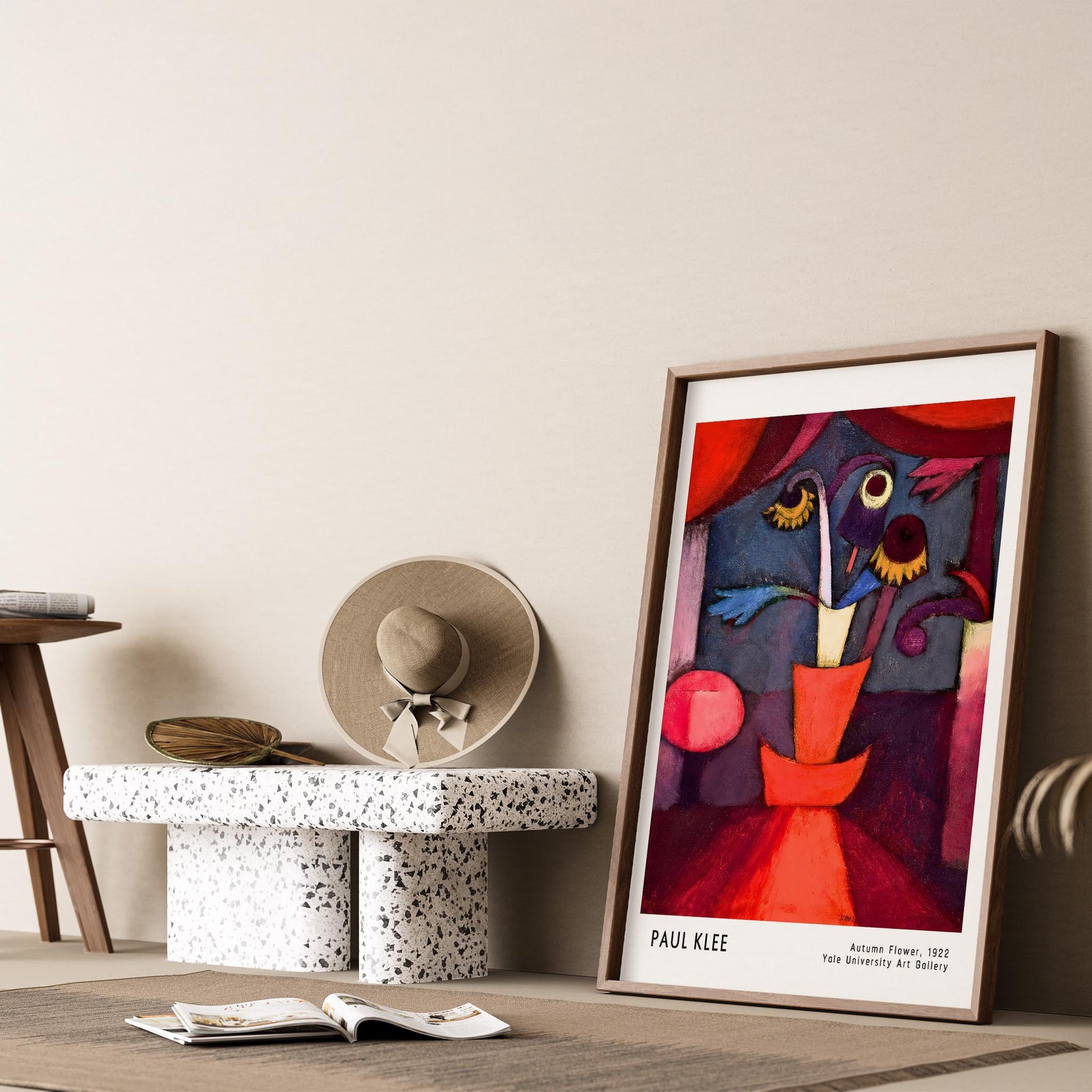 Paul Klee Sonbahar Çiçeği 1922 Suluboya I Duvar Tablosu