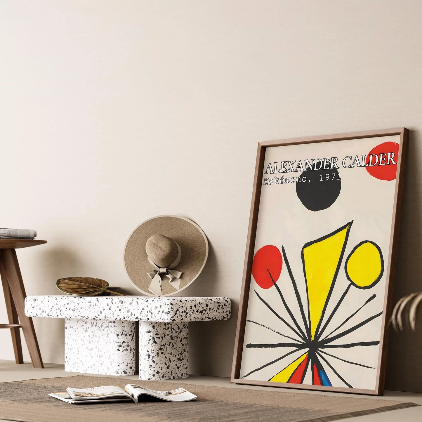 Alexander Sandy Calder X Duvar Tablosu