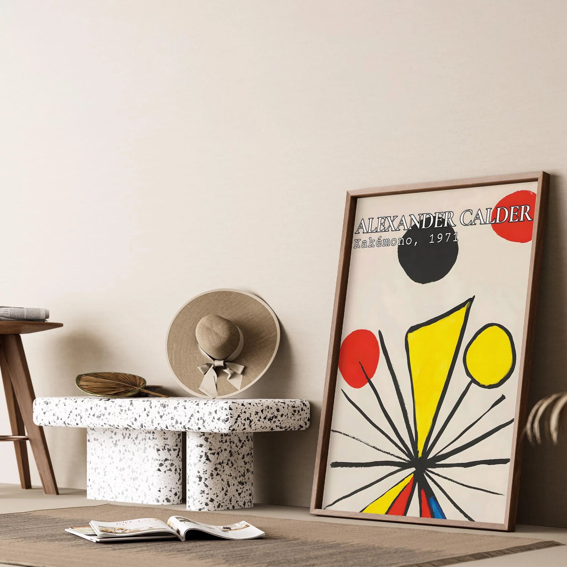 Alexander Sandy Calder X Duvar Tablosu