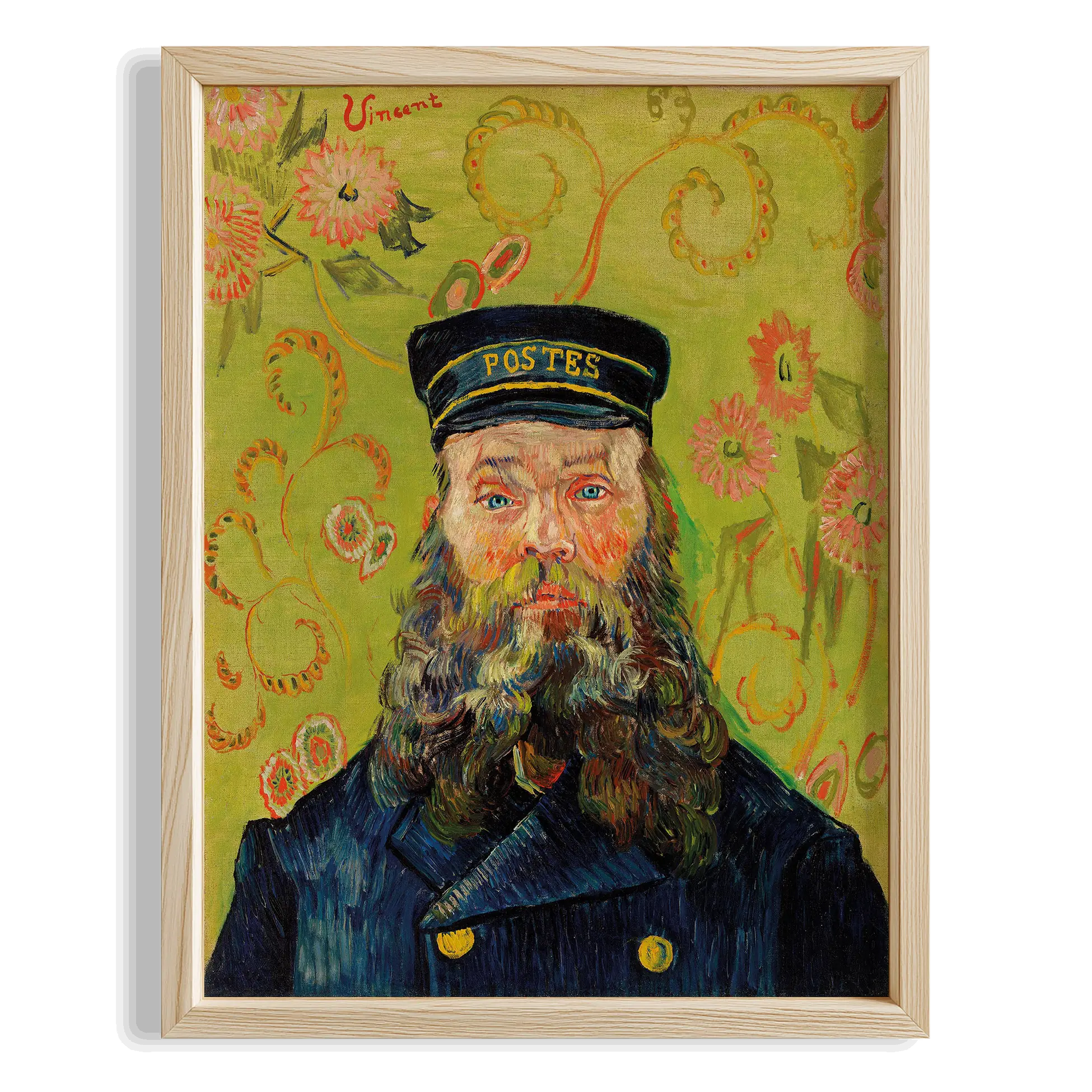 Denizci Portresi - Vincent Van Gogh Ahşap Duvar Tablosu