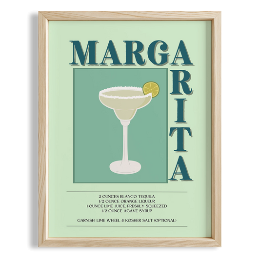 Margarita Kokteyli Mutfak Duvar Tablosu
