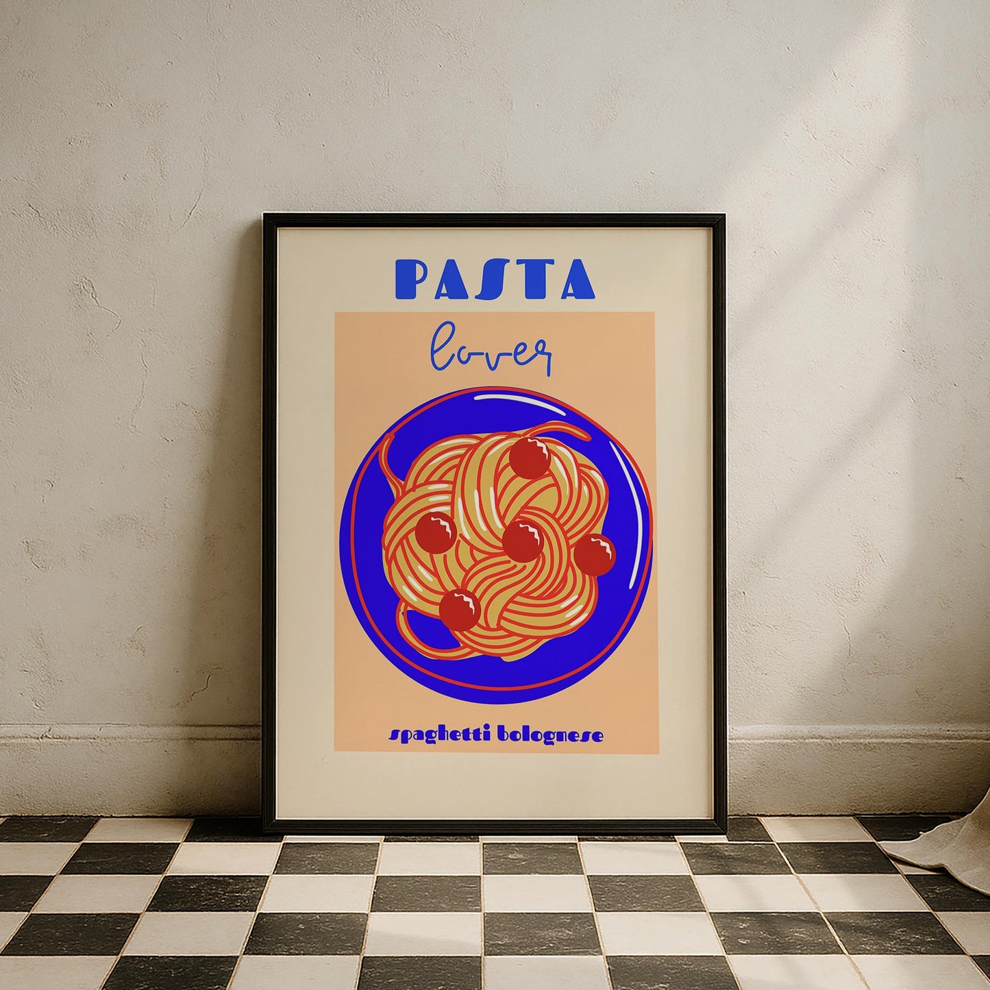 Pasta Lovers İtalya Koleksiyonu Mutfak Duvar Tablosu