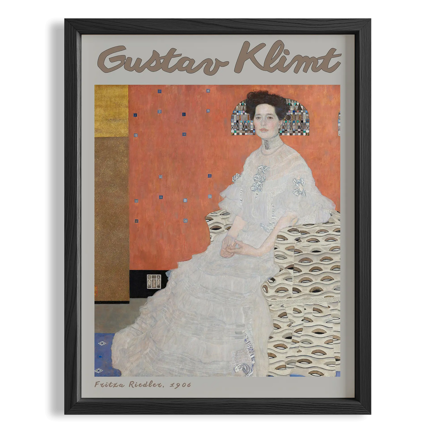 Adele Bloch-Bauer I - Gustav Klimt Ahşap Duvar Tablosu