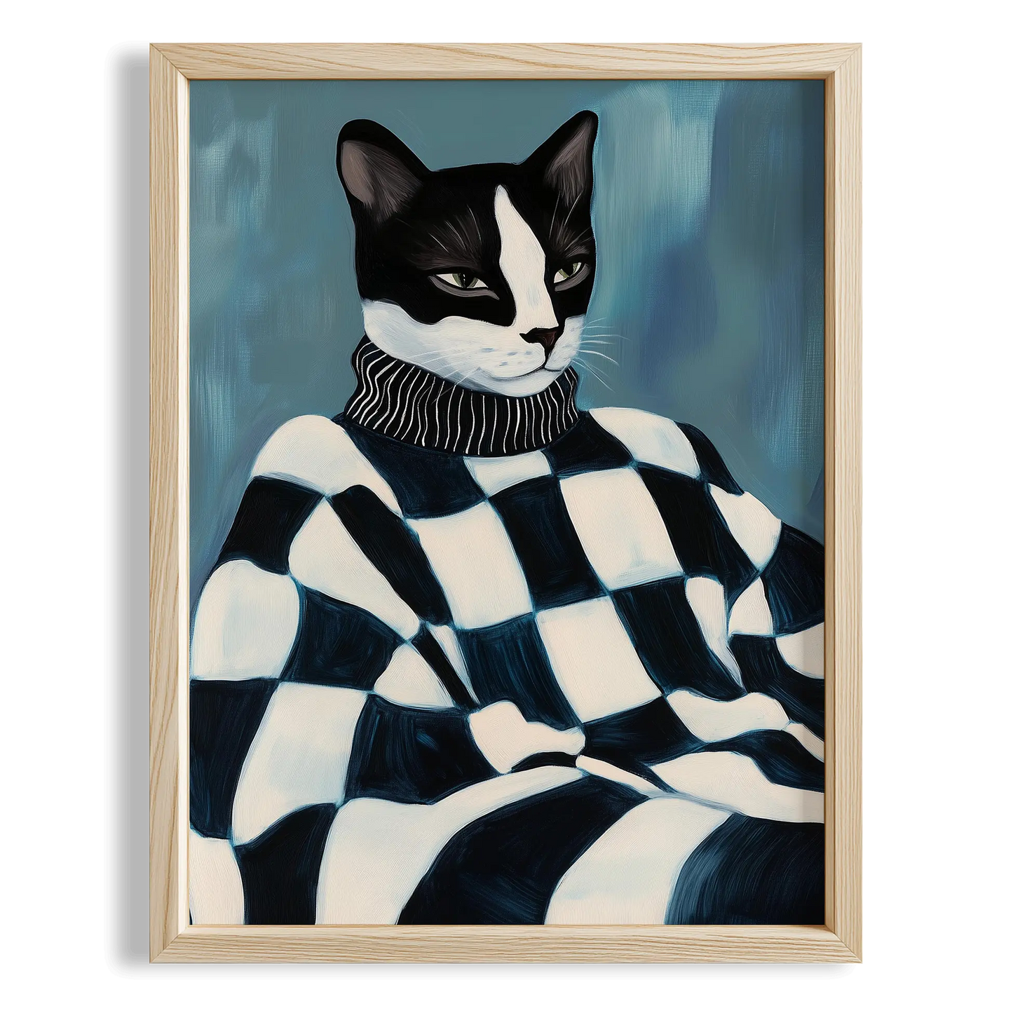 Kedi Portre VI - Geometrik