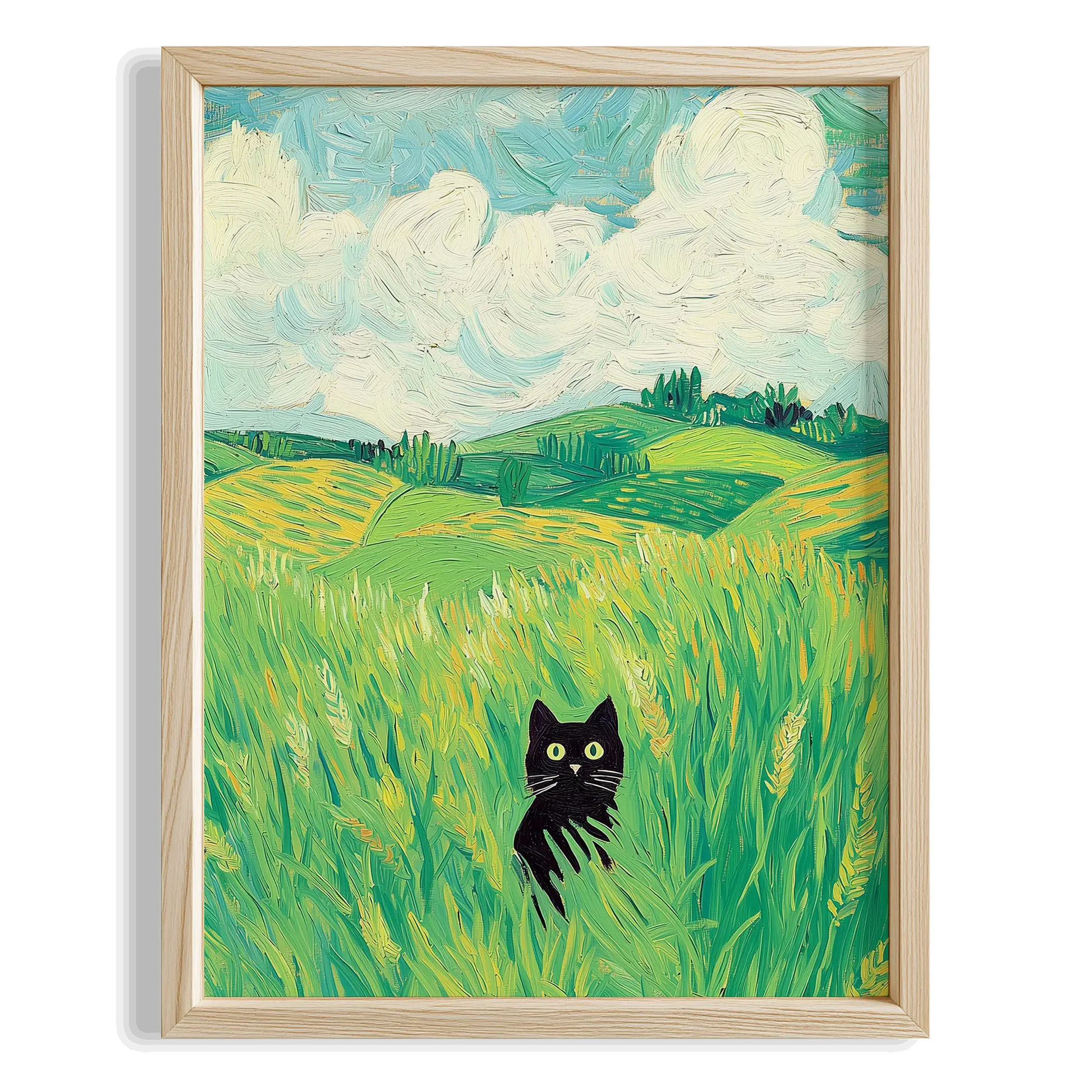 Kedi Portre XVII - Doğada Kara Kedi