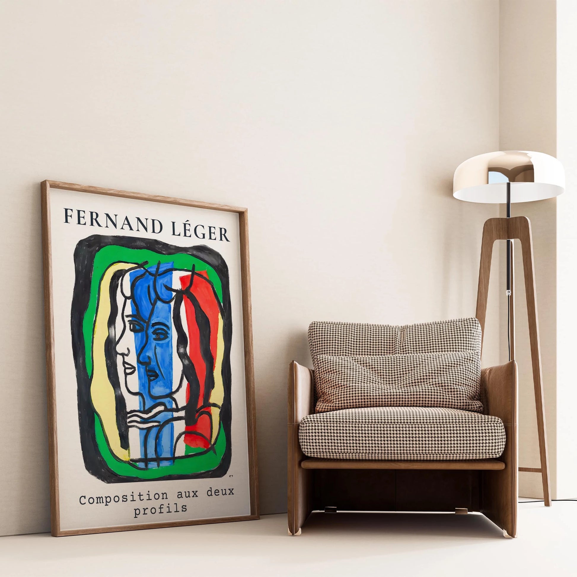Fernand Leger XXII Duvar Tablosu
